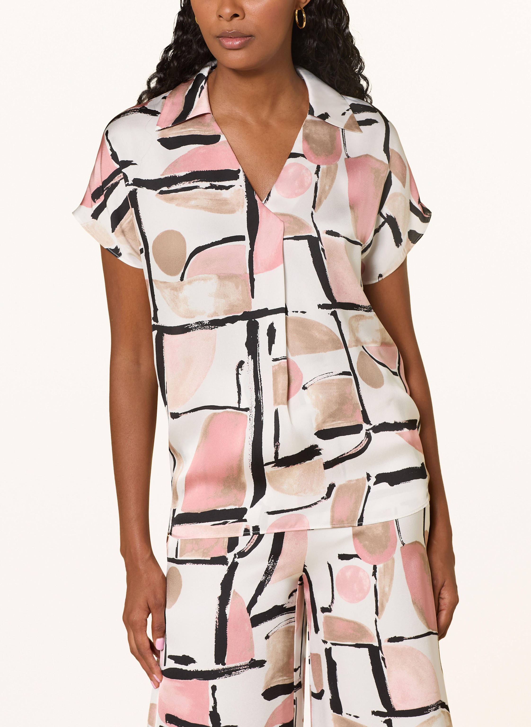 Thumbnail - Joseph Ribkoff Blusenshirt Aus Satin rosa