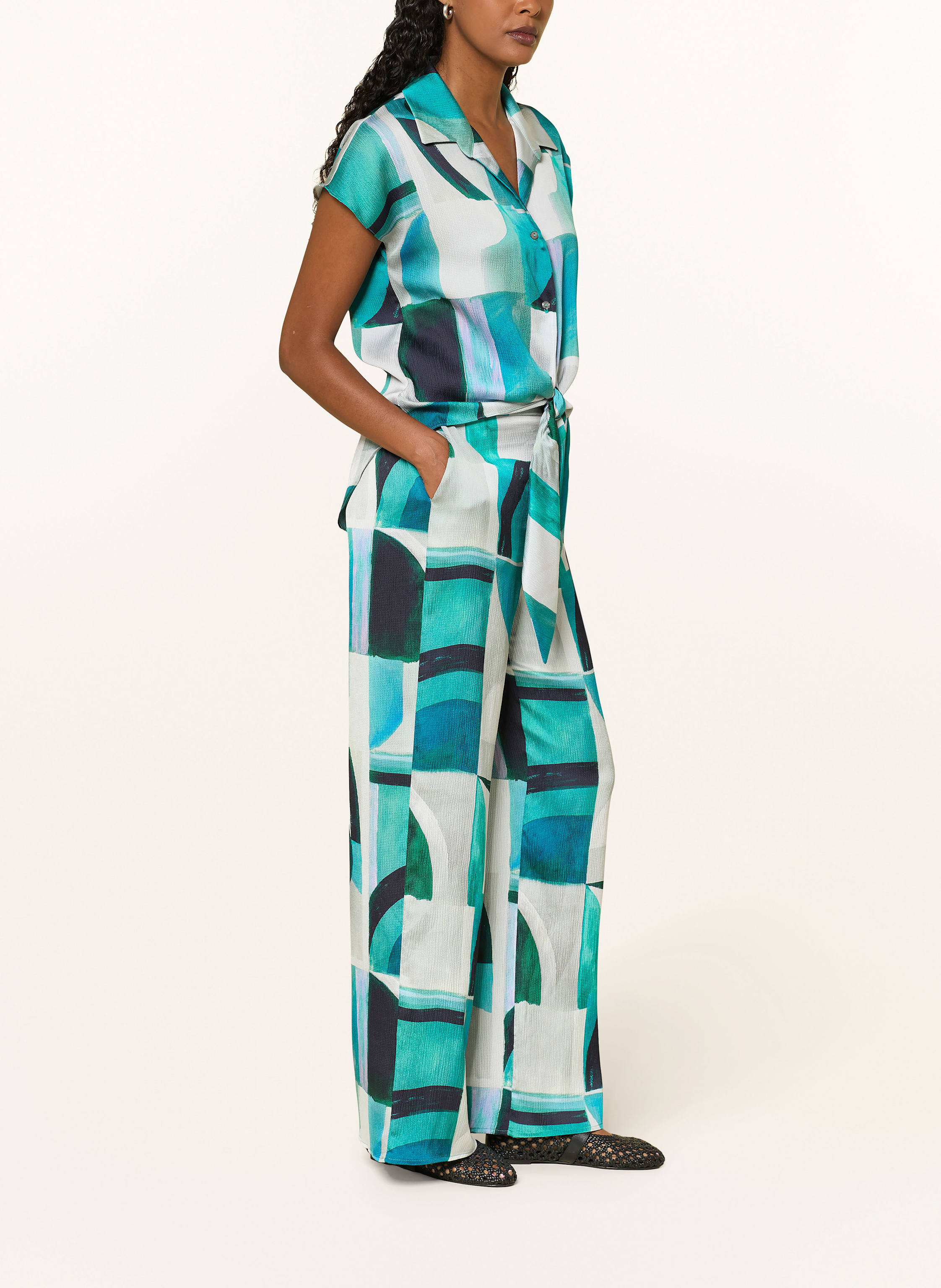 Thumbnail - Joseph Ribkoff Marlenehose blau