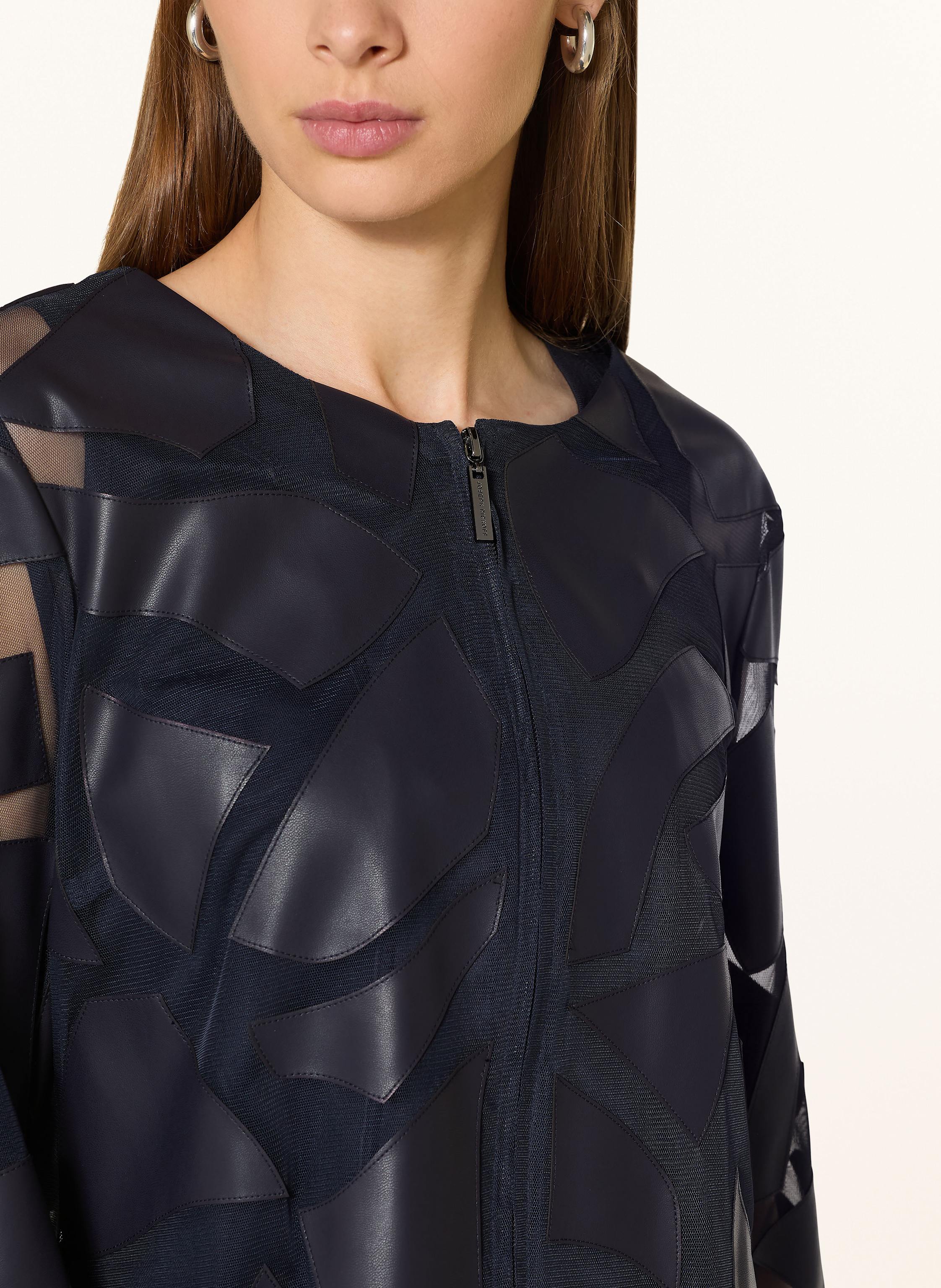 Thumbnail - Joseph Ribkoff Mesh-Jacke blau