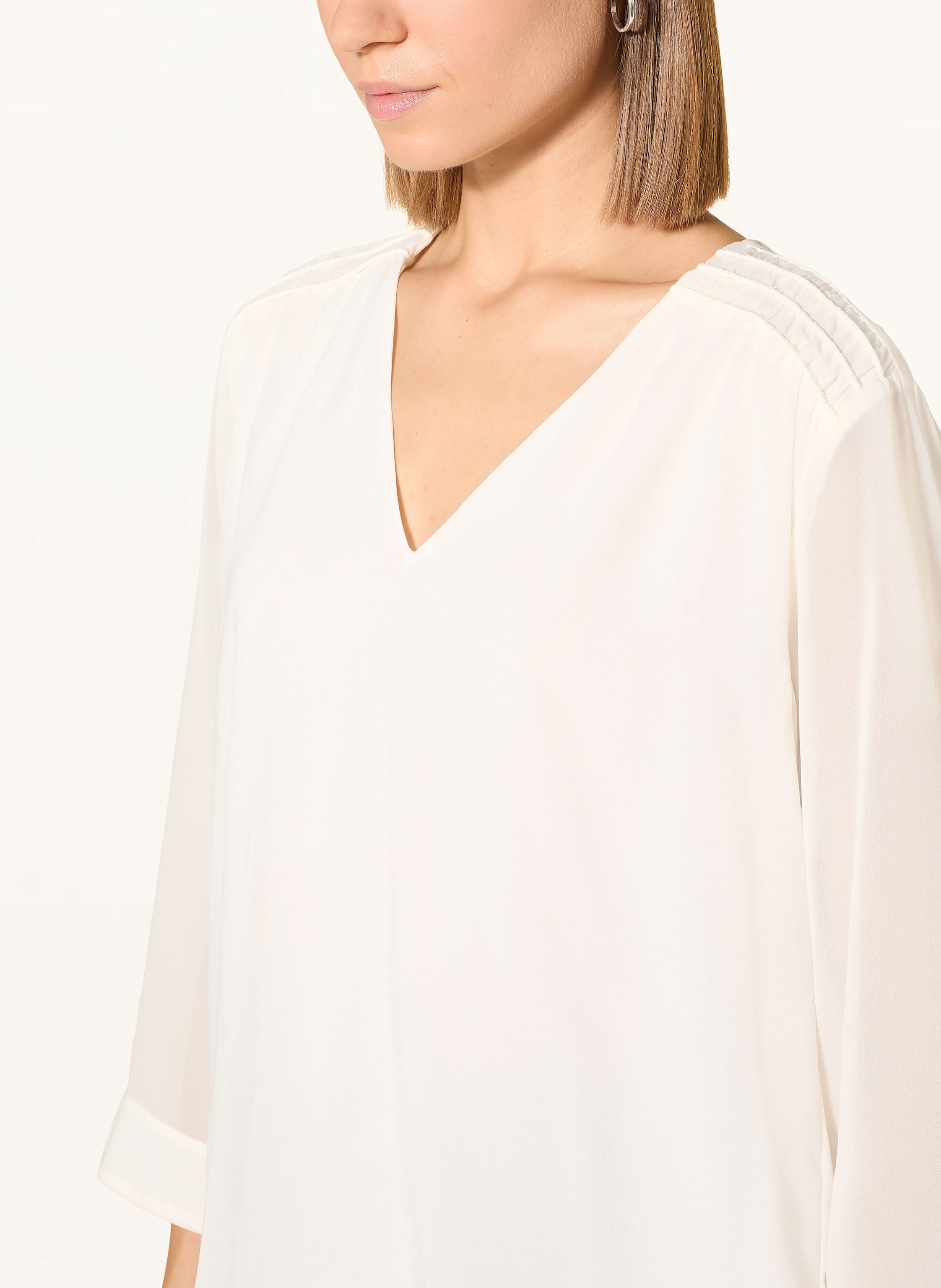 Thumbnail - S.Oliver Black Label Blusenshirt Mit 3/4-Arm weiss