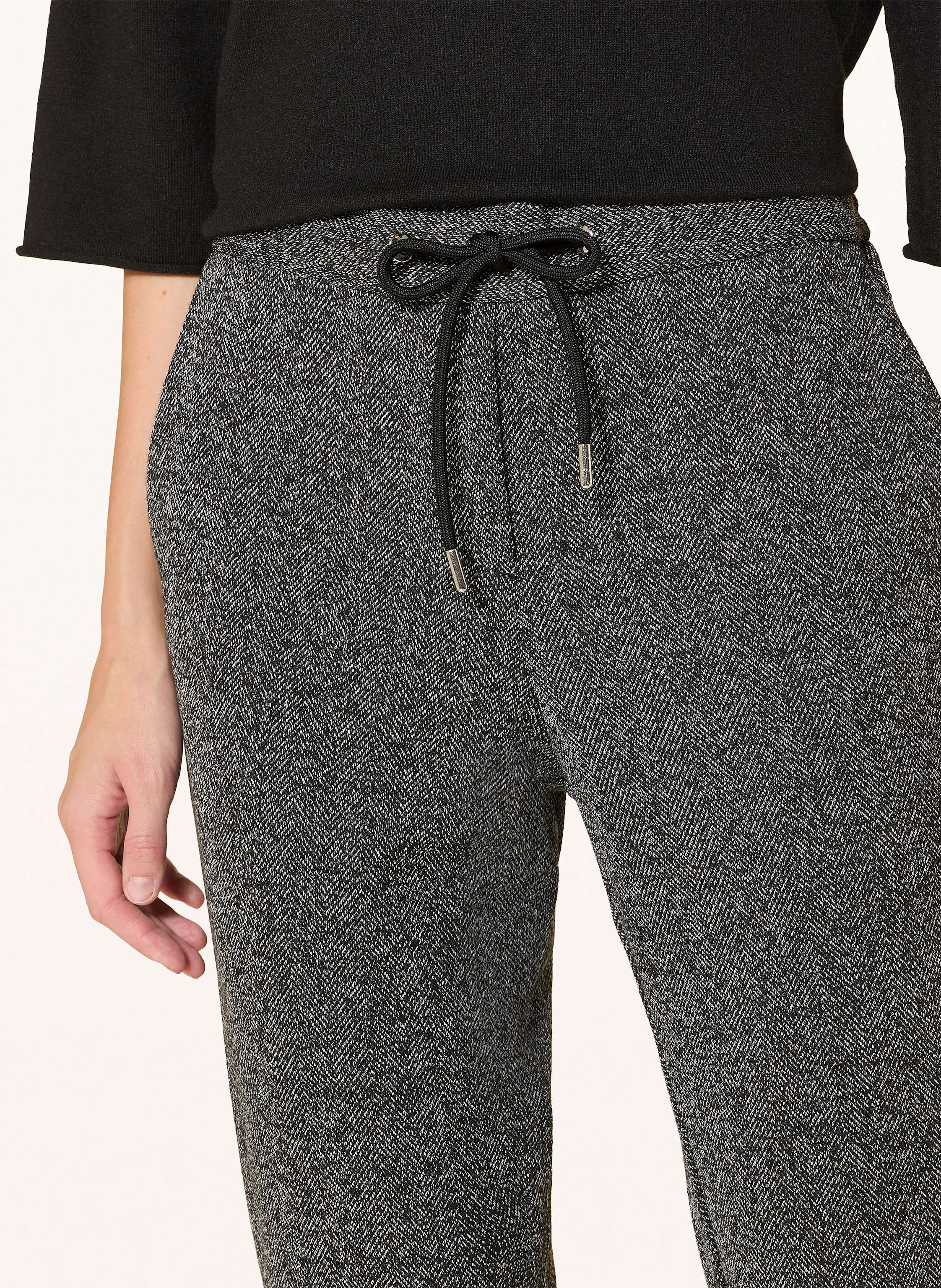 Thumbnail - S.Oliver Black Label Hose Im Jogging-Stil grau
