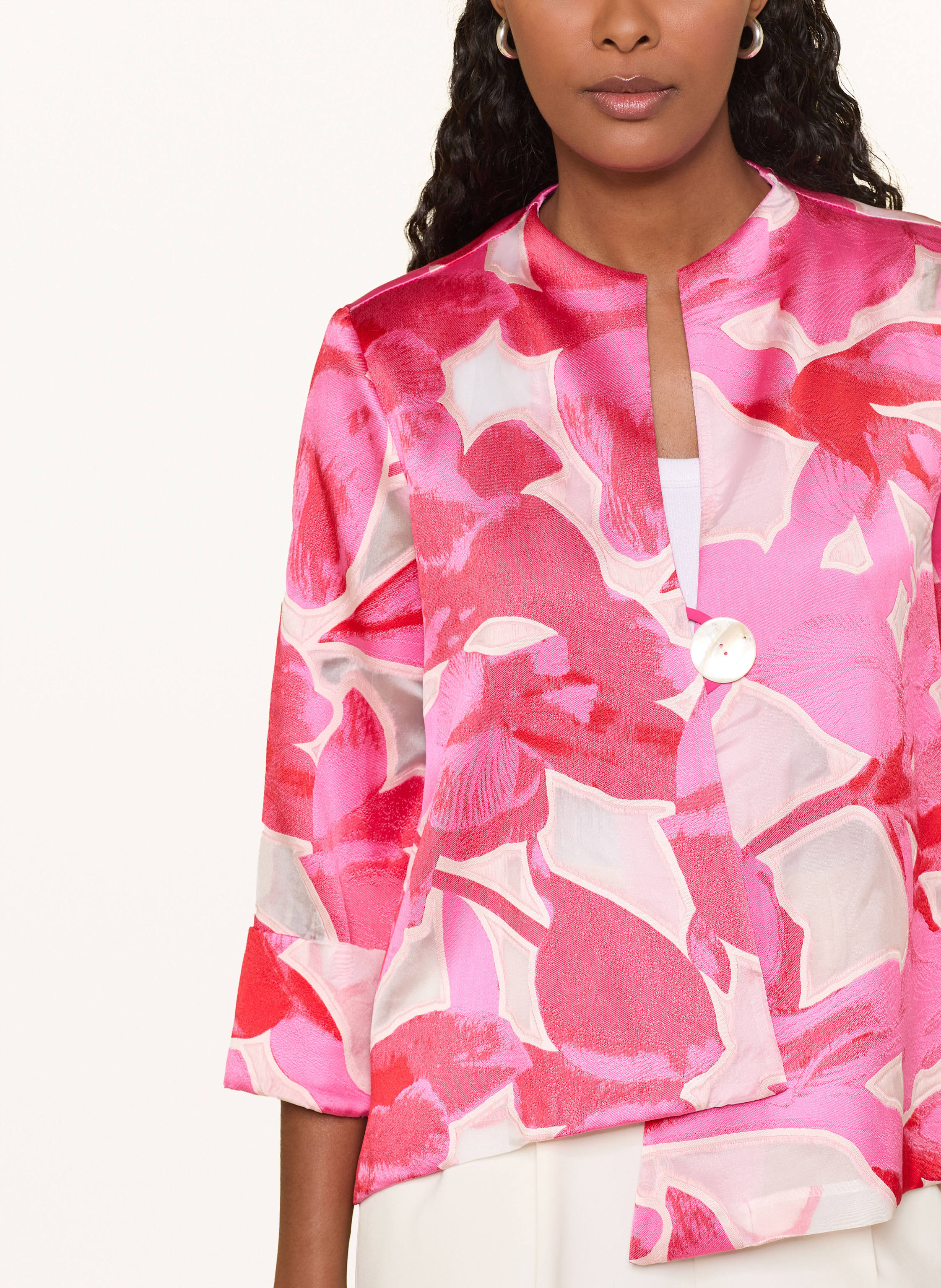 Thumbnail - Joseph Ribkoff Kastenjacke Mit 3/4-Arm pink