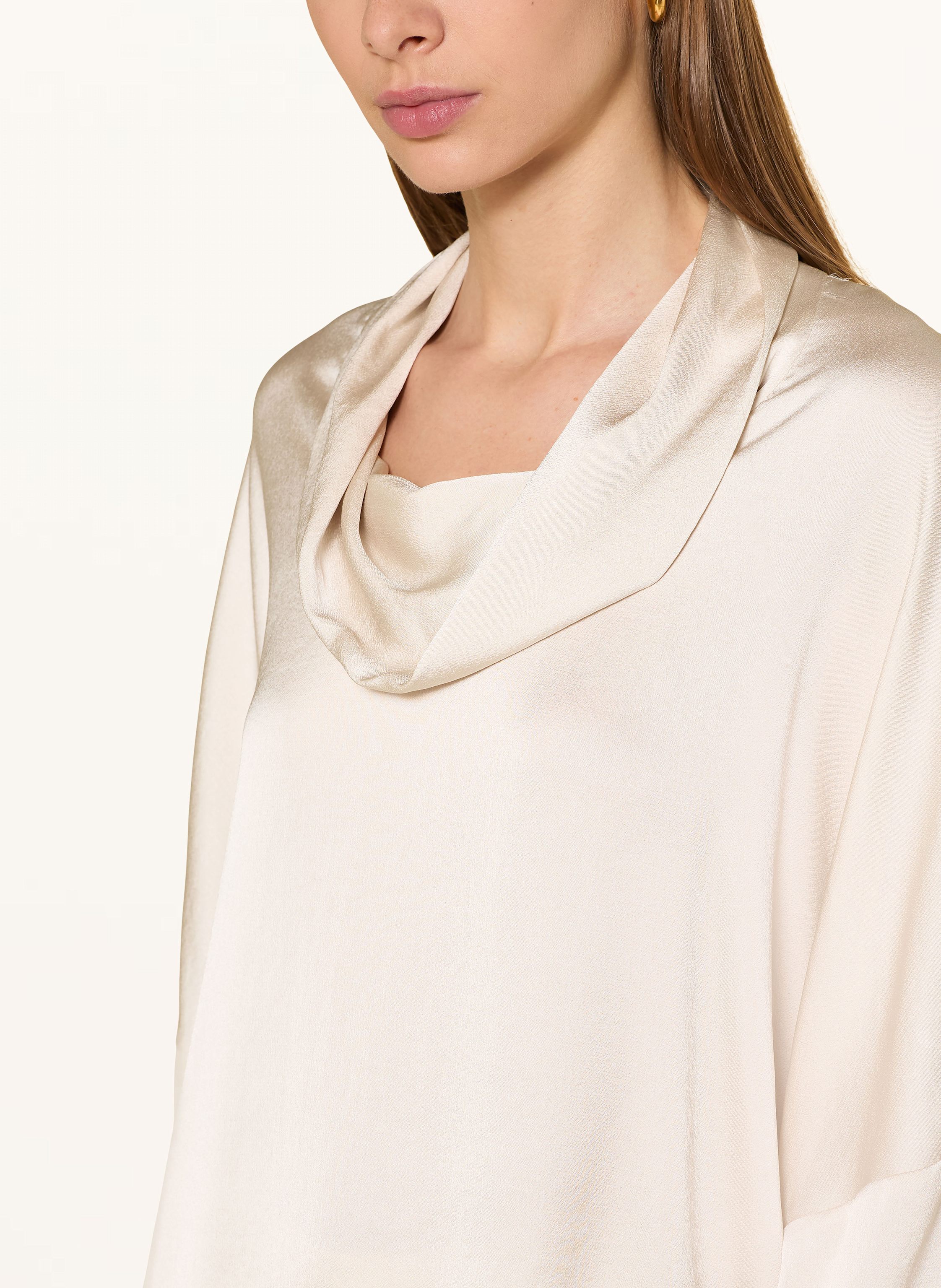 Thumbnail - Joseph Ribkoff Blusenshirt Aus Satin Mit 3/4-Arm beige