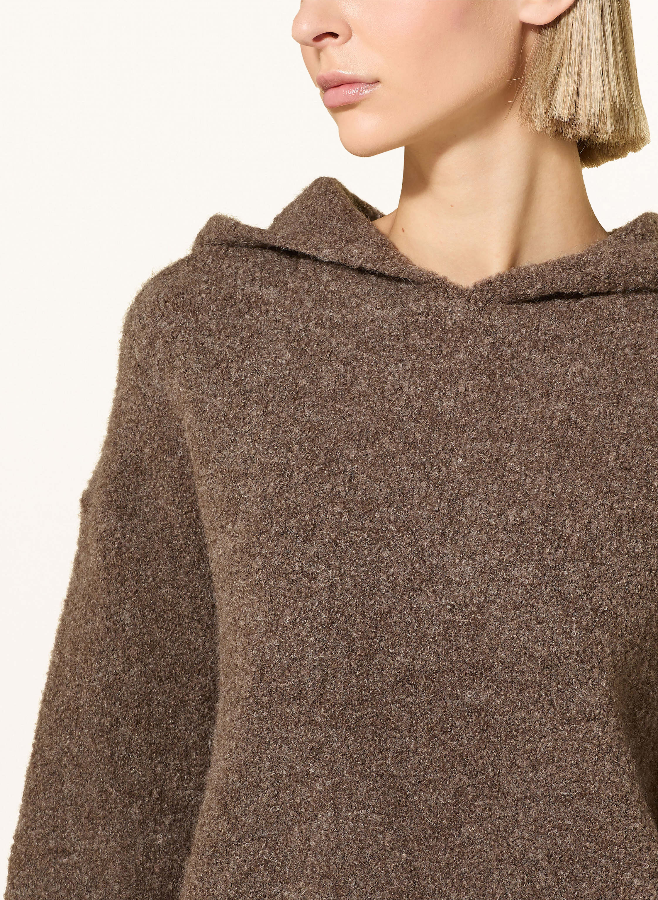 Thumbnail - Marc O'polo Strick-Hoodie braun