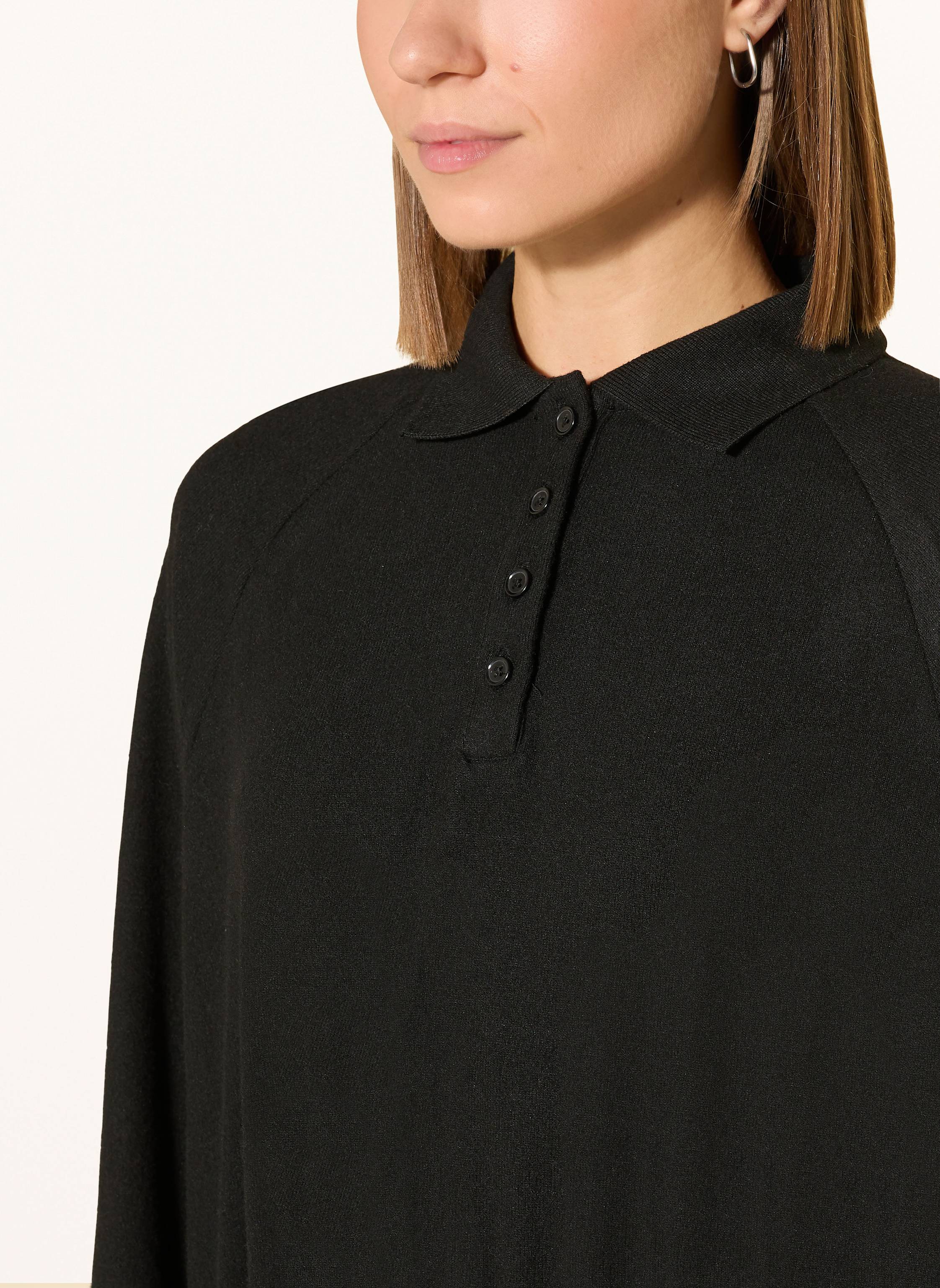 Thumbnail - Opus Strick-Poloshirt Geigi schwarz