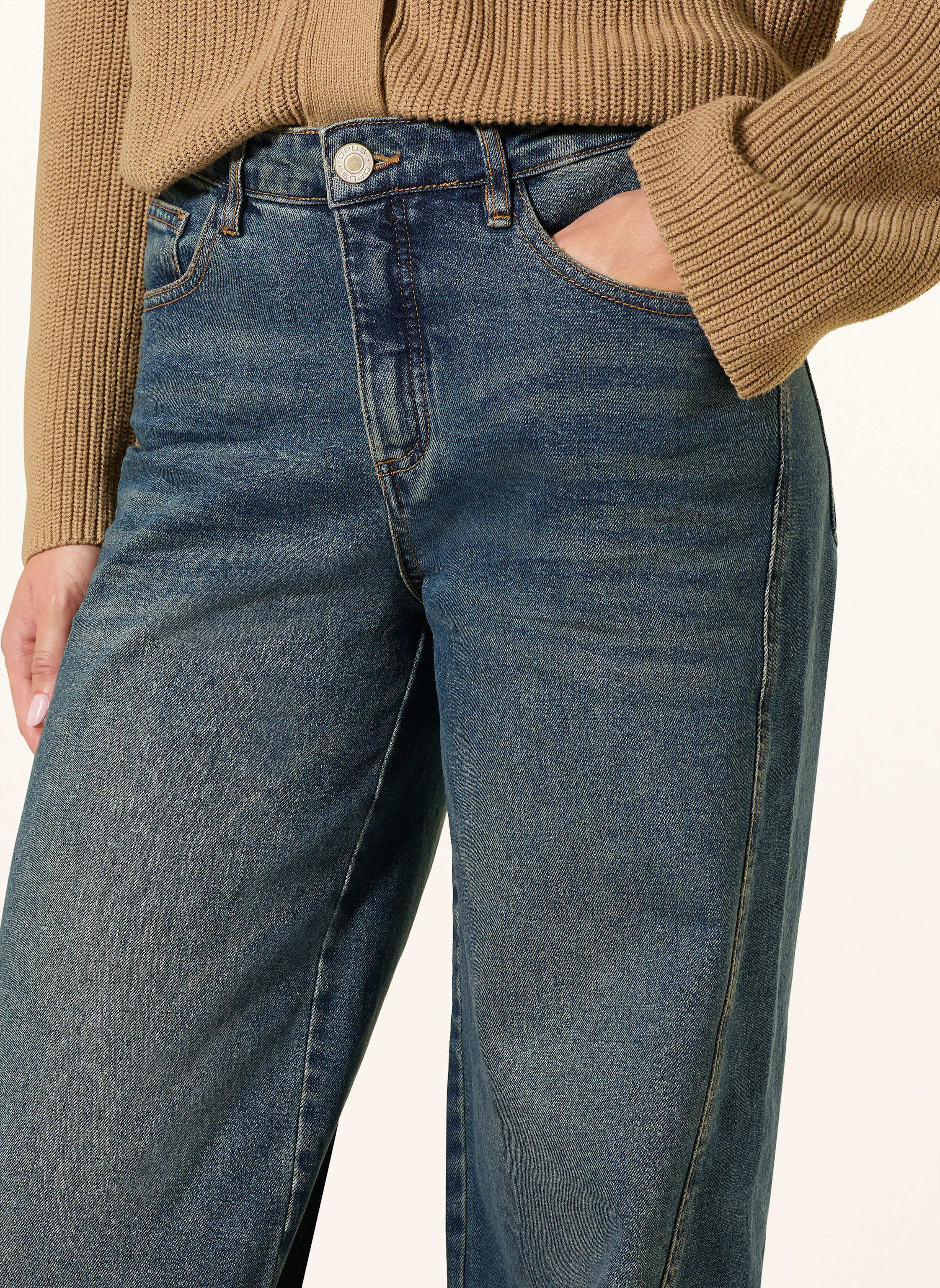 Opus Wide Leg Jeans Miva Spirit blau – Bild 2