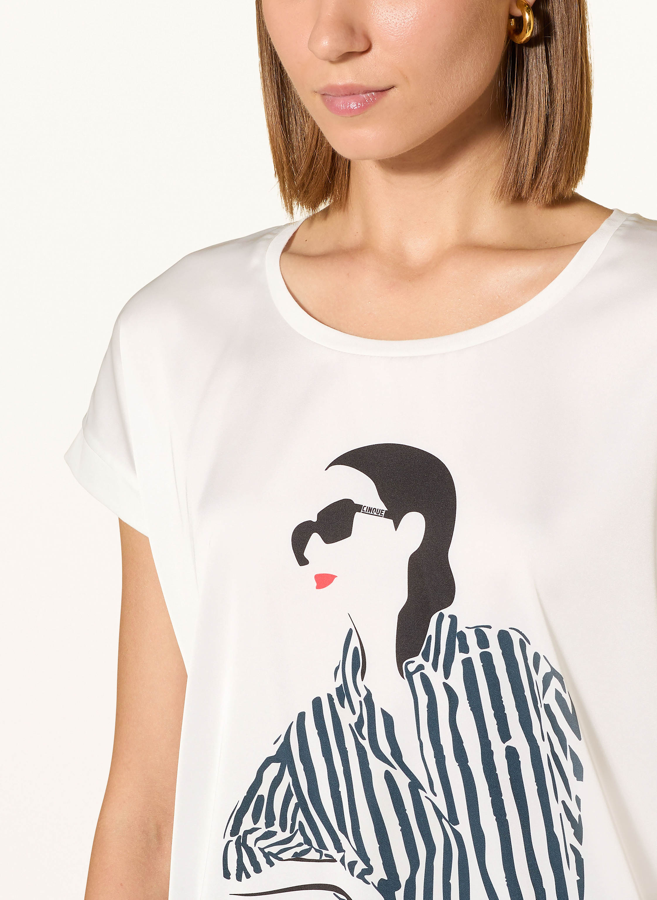 Thumbnail - Cinque T-Shirt Cisiora weiss