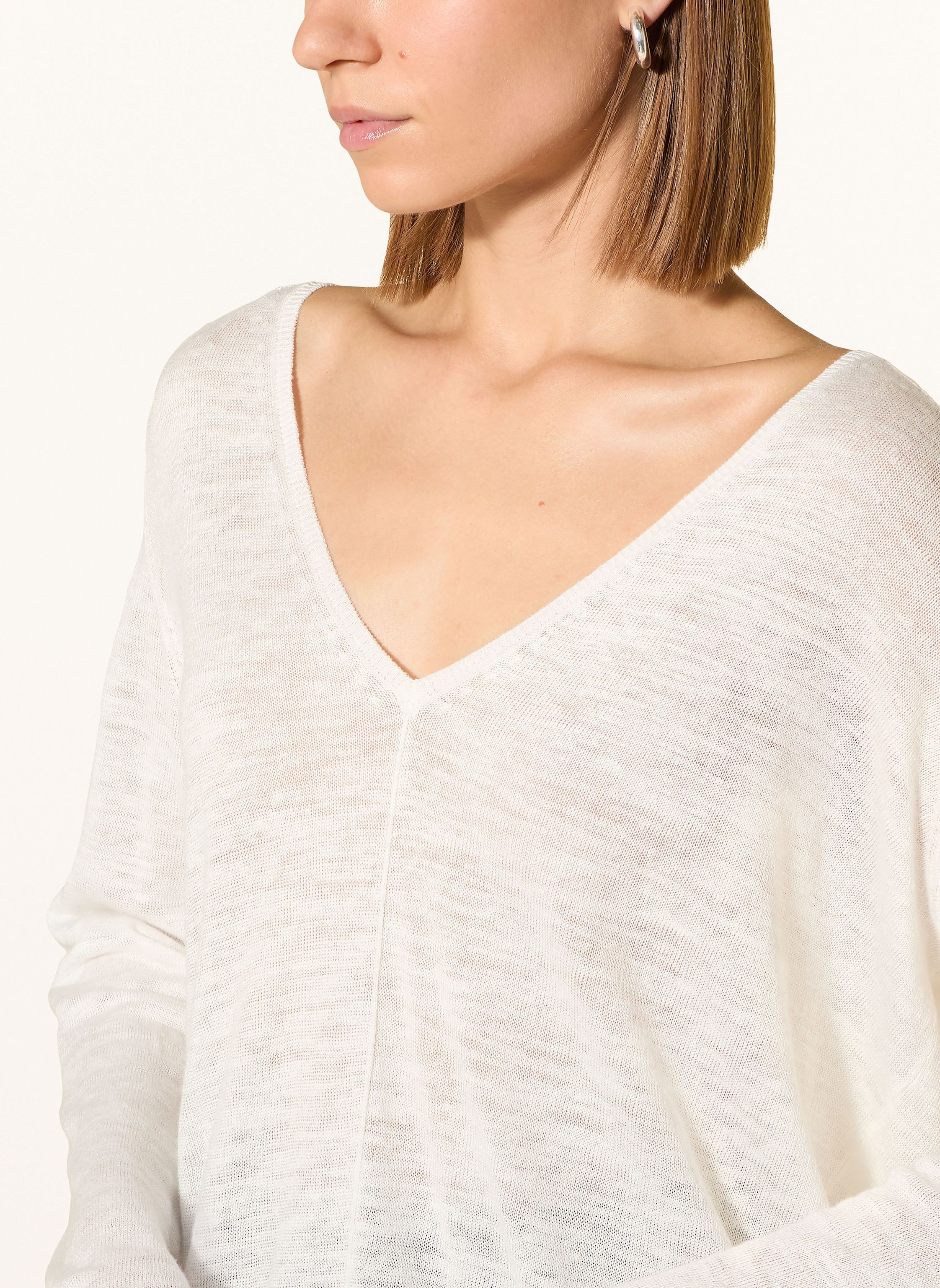 Thumbnail - Cinque Pullover Cimaori Mit Leinen weiss