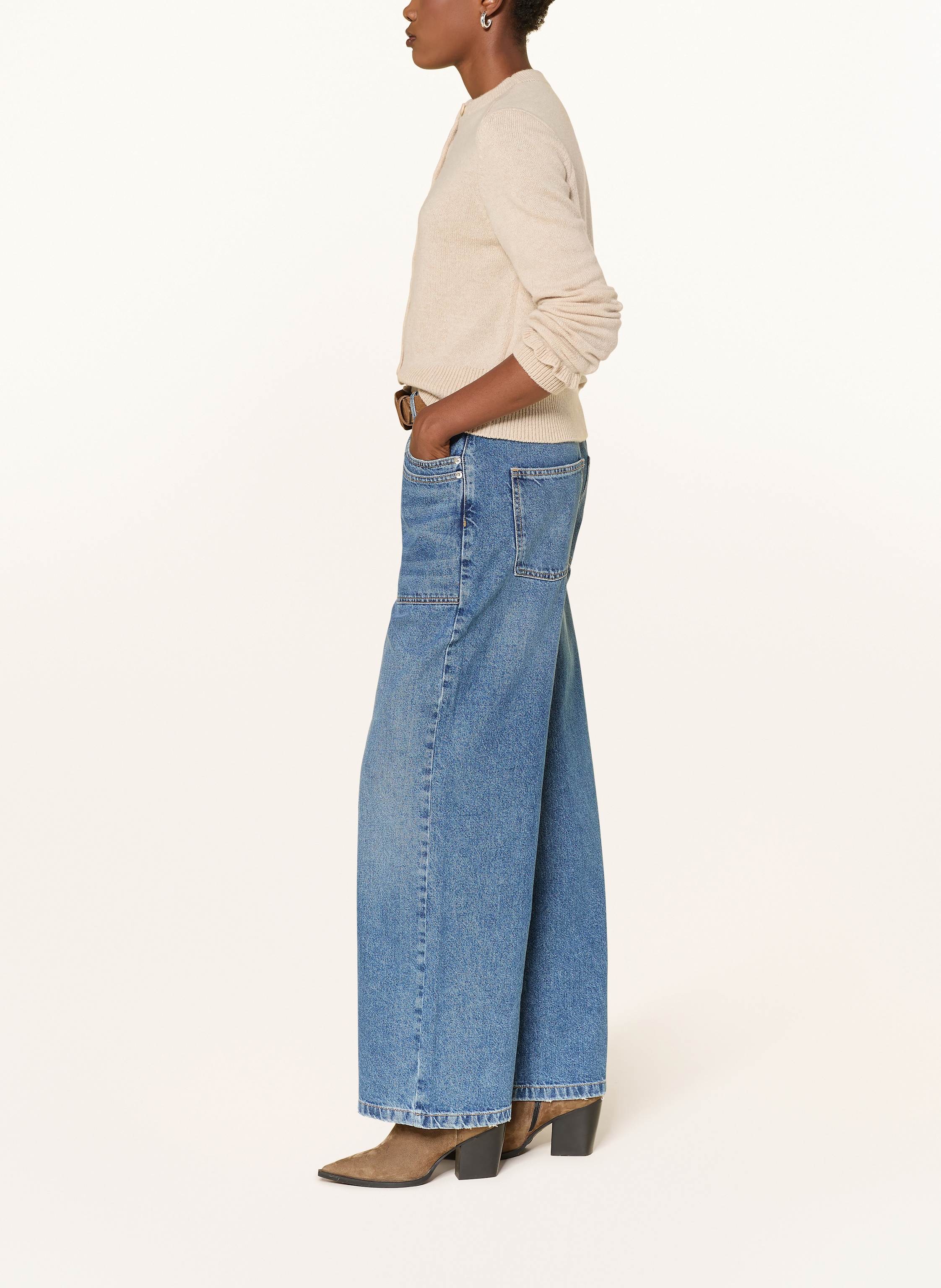 Thumbnail - Ba&Sh Wide Leg Jeans Zoel blau