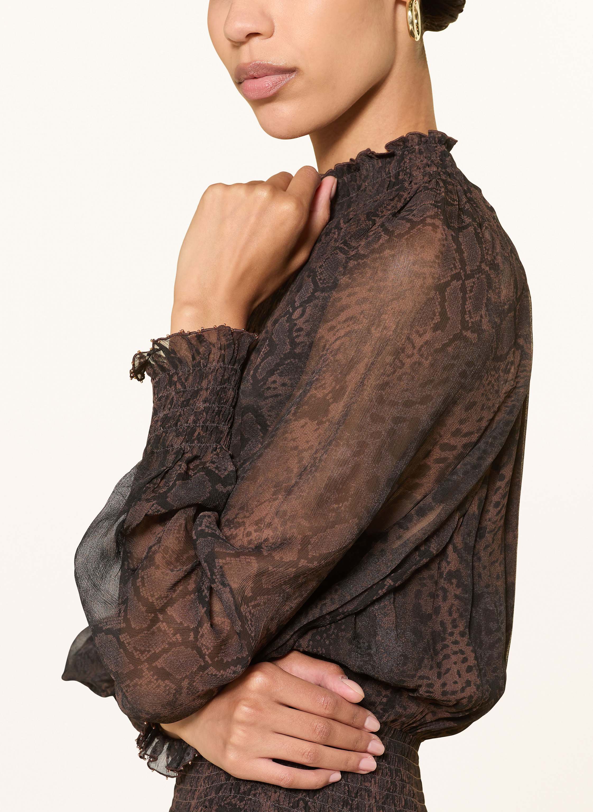 Thumbnail - Ba&Sh Kleid Smoky braun