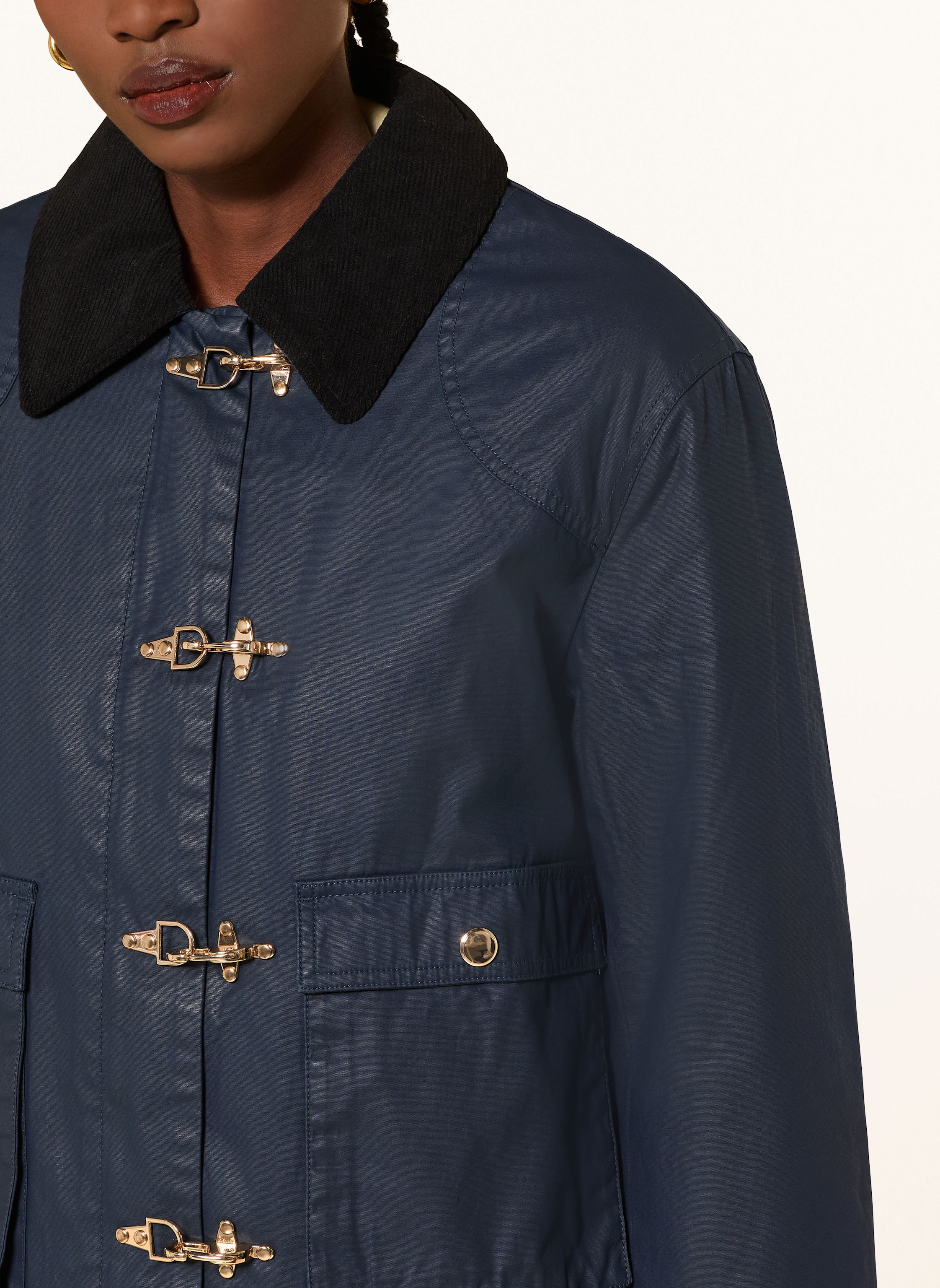 Thumbnail - Claudie Pierlot Kastenjacke blau