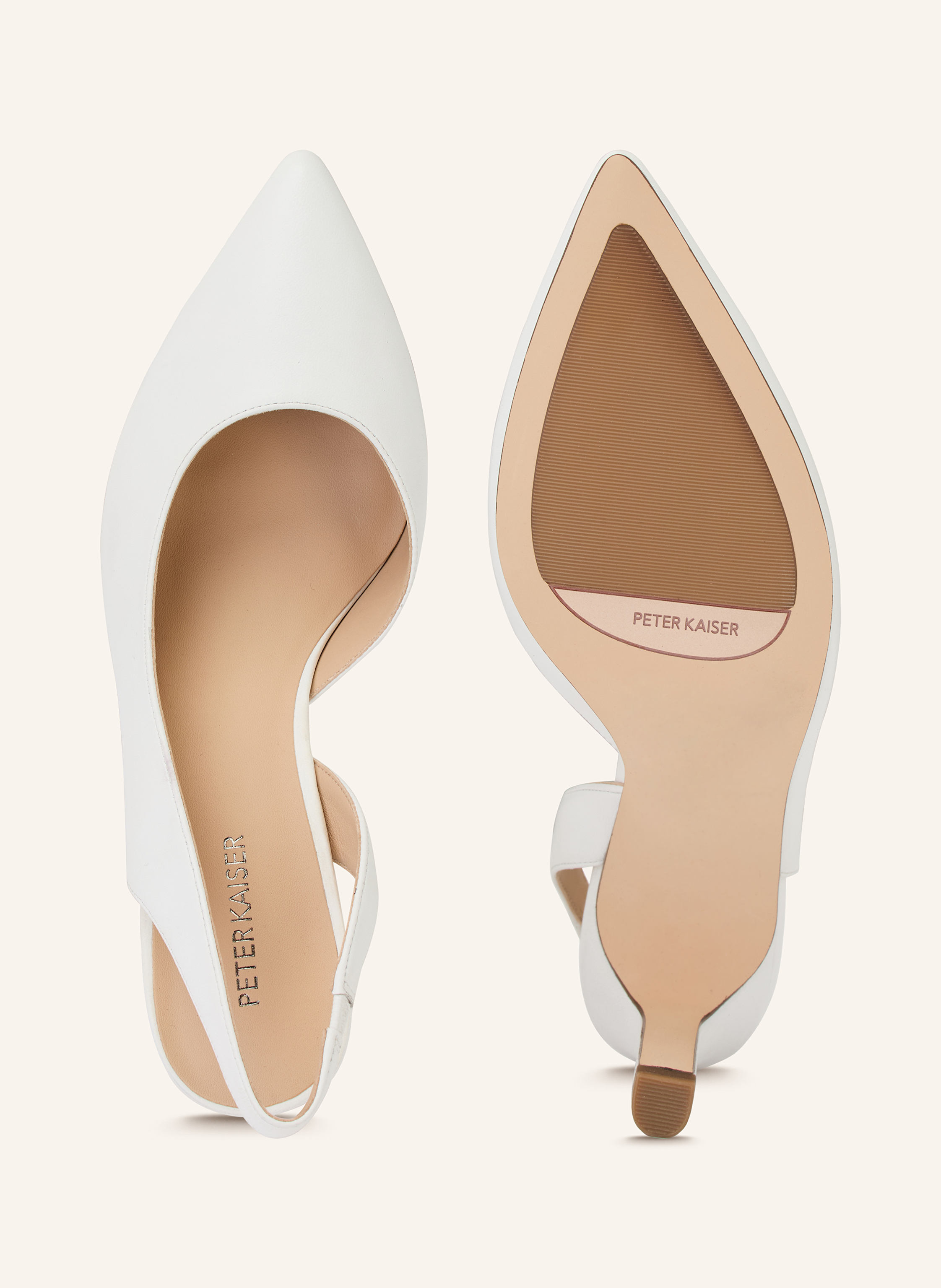Thumbnail - Peter Kaiser Slingpumps Modena weiss