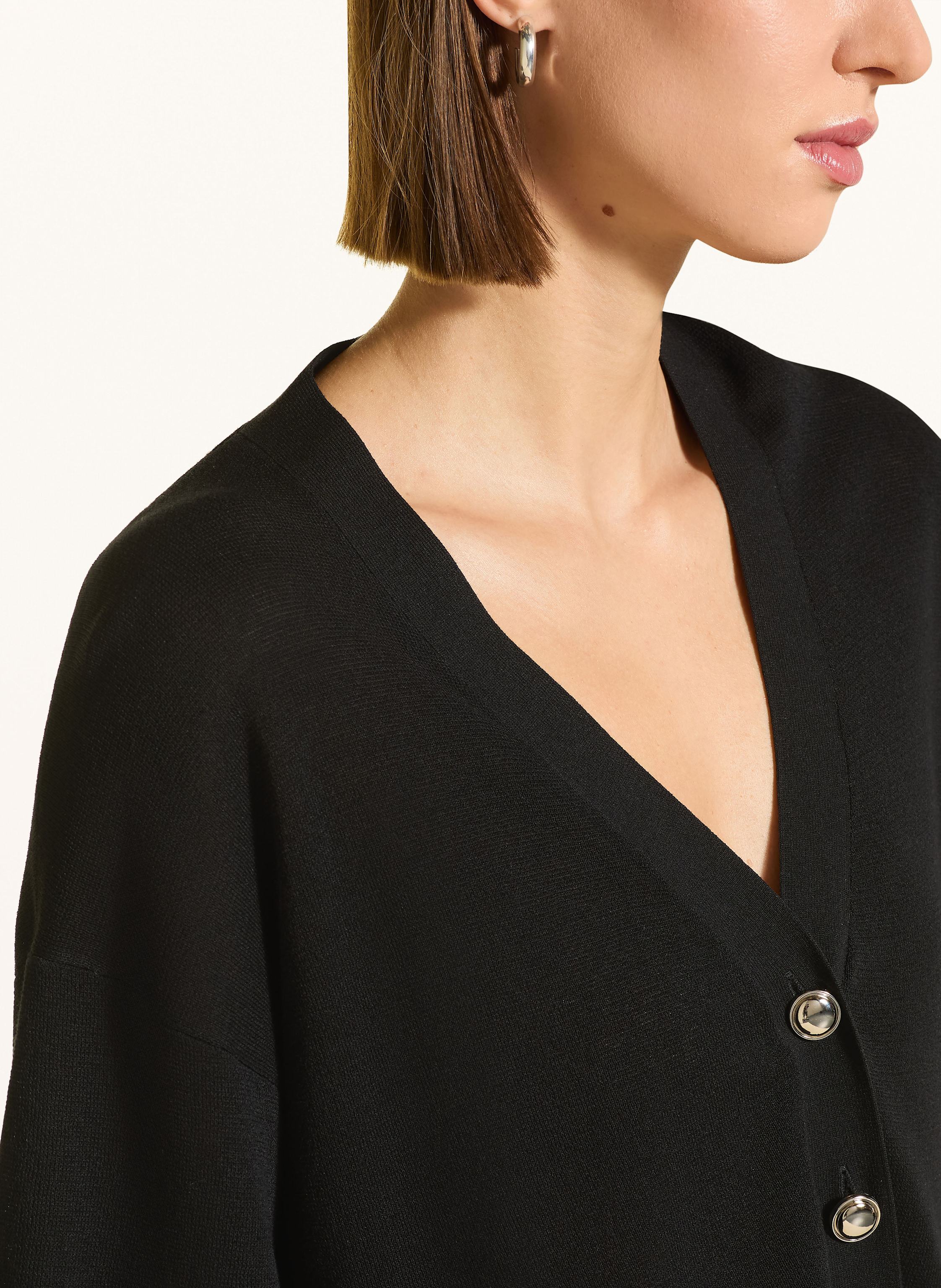 Thumbnail - Marc Aurel Strickjacke Mit 3/4-Arm schwarz