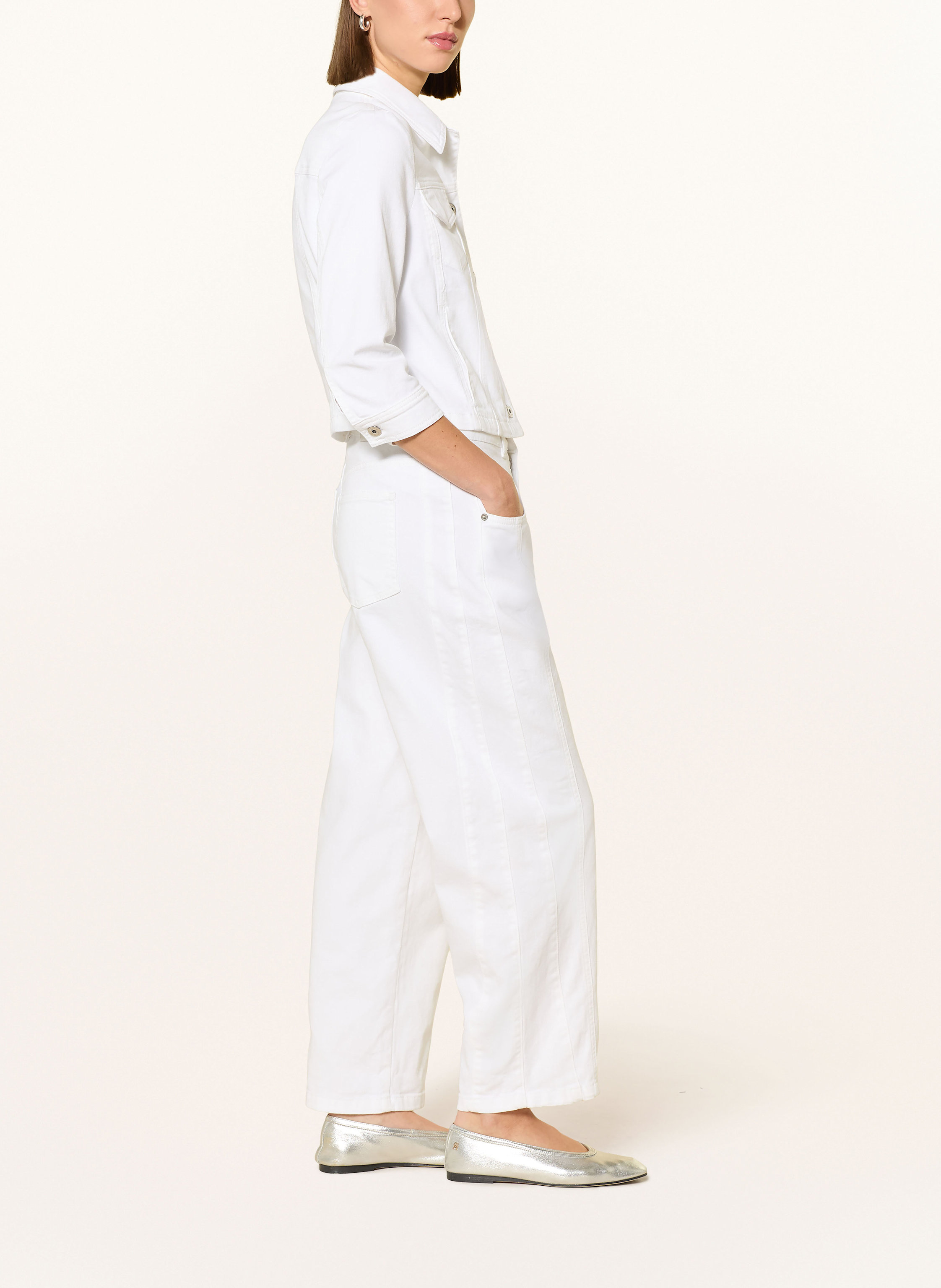 Thumbnail - Marc Aurel Mom Jeans weiss