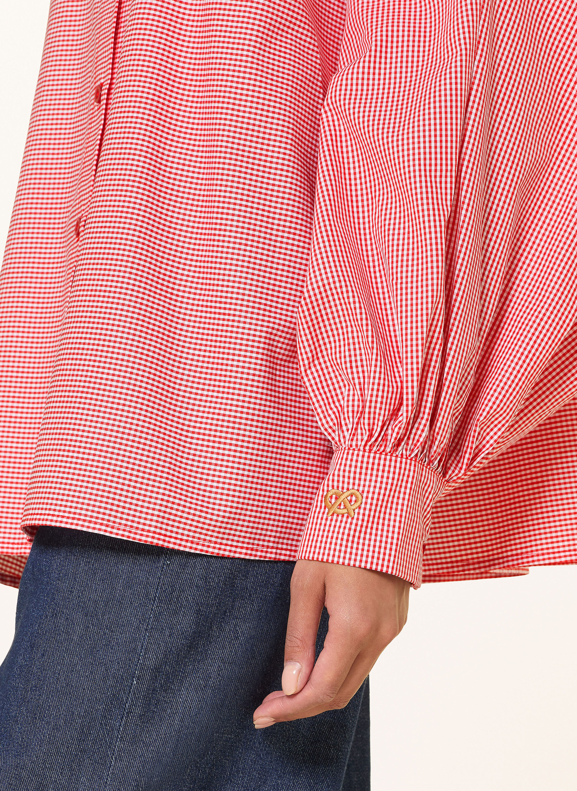 Thumbnail - Sosue Oversized-Hemdbluse Antonina rot