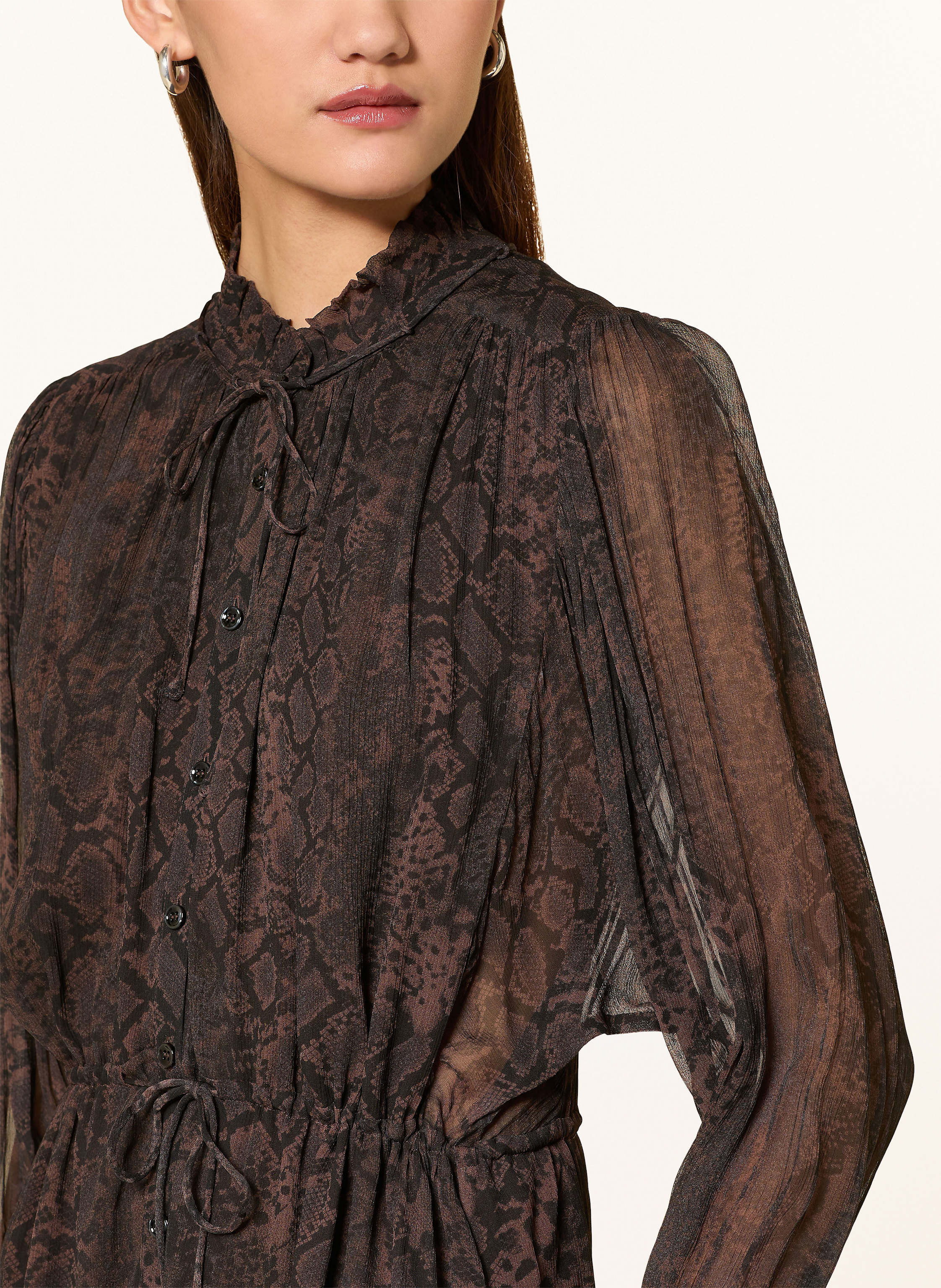 Thumbnail - Ba&Sh Kleid Sahara braun