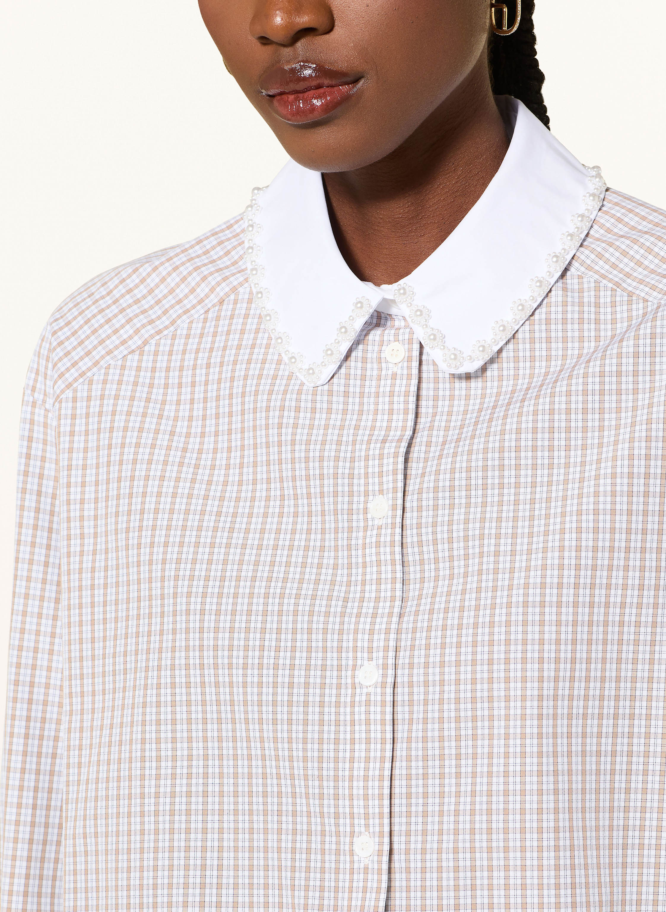 Thumbnail - Sandro Bluse beige