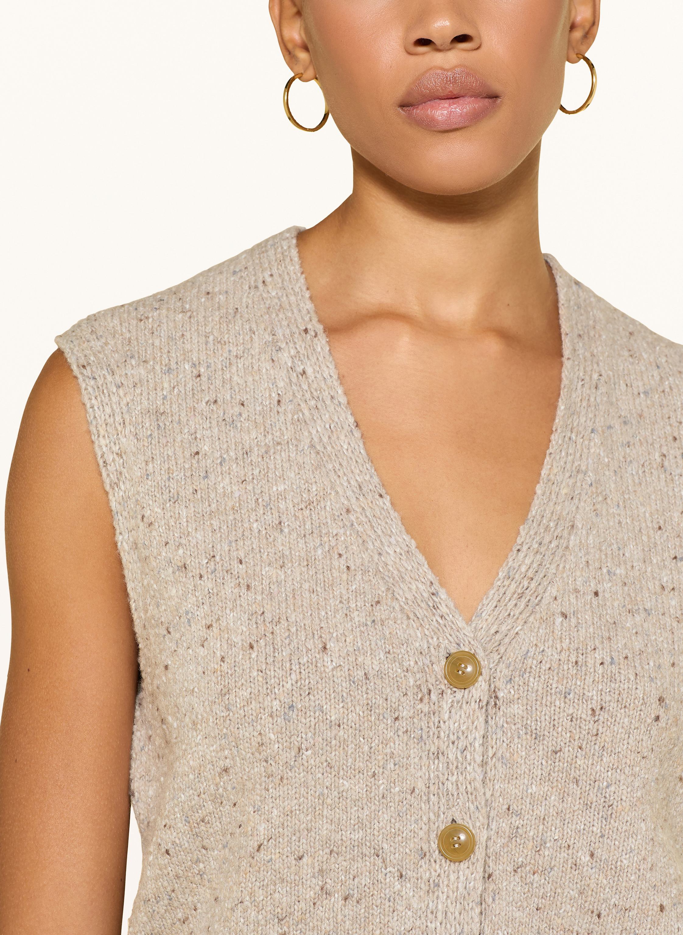 Thumbnail - Marc O'polo Strickweste beige