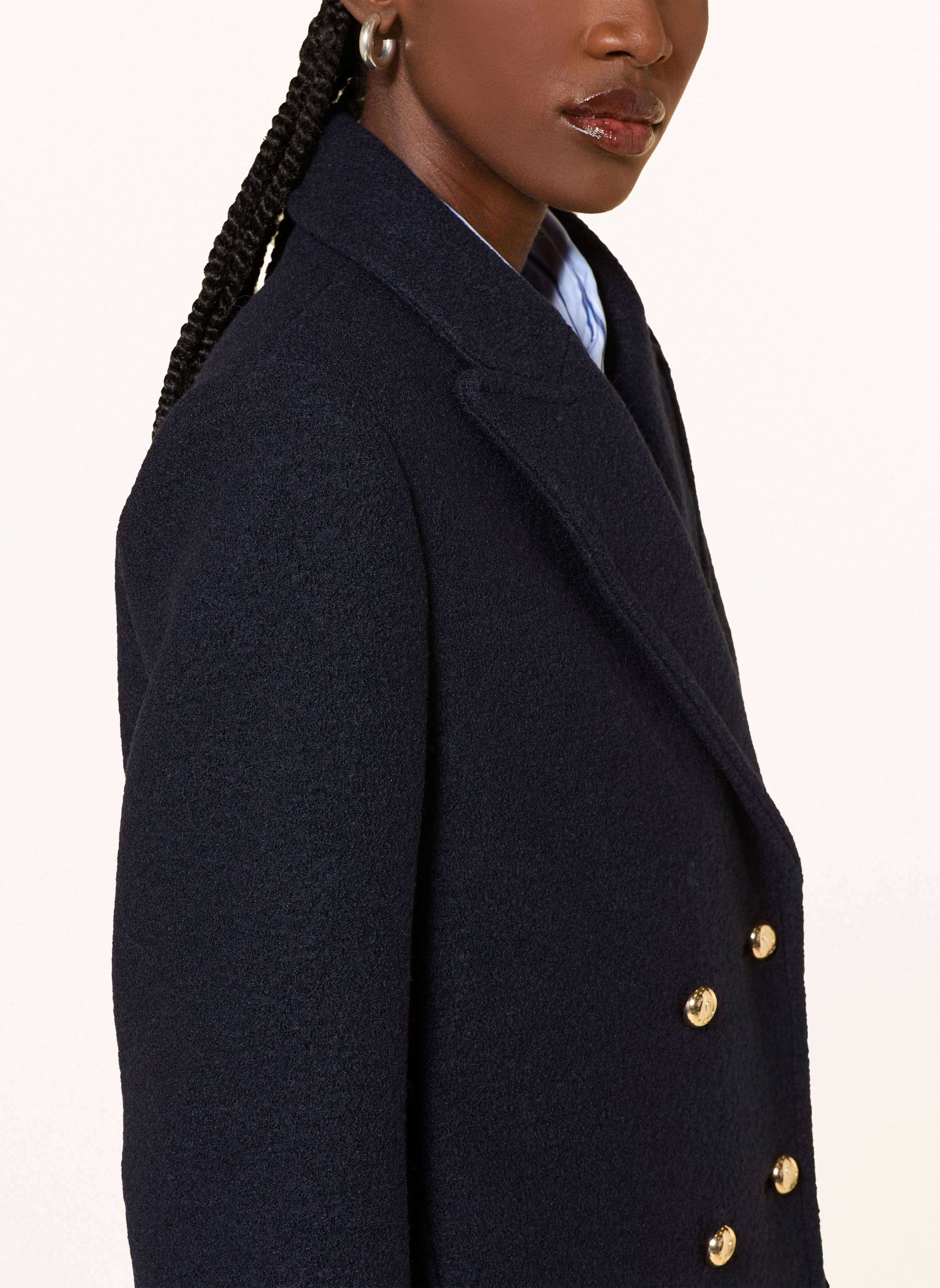 Thumbnail - Claudie Pierlot Wollmantel blau