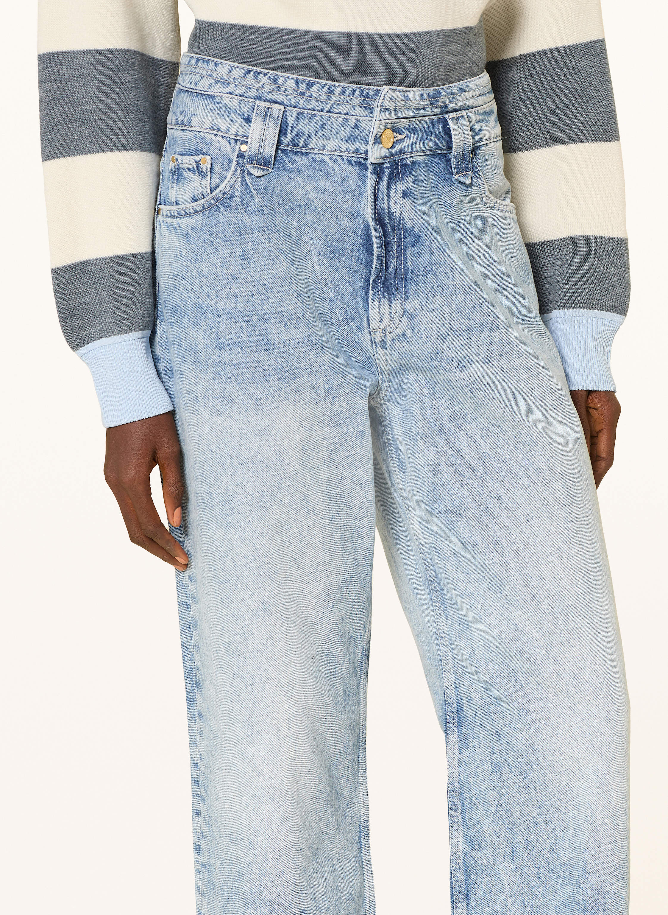 Thumbnail - Claudie Pierlot Wide Leg Jeans blau