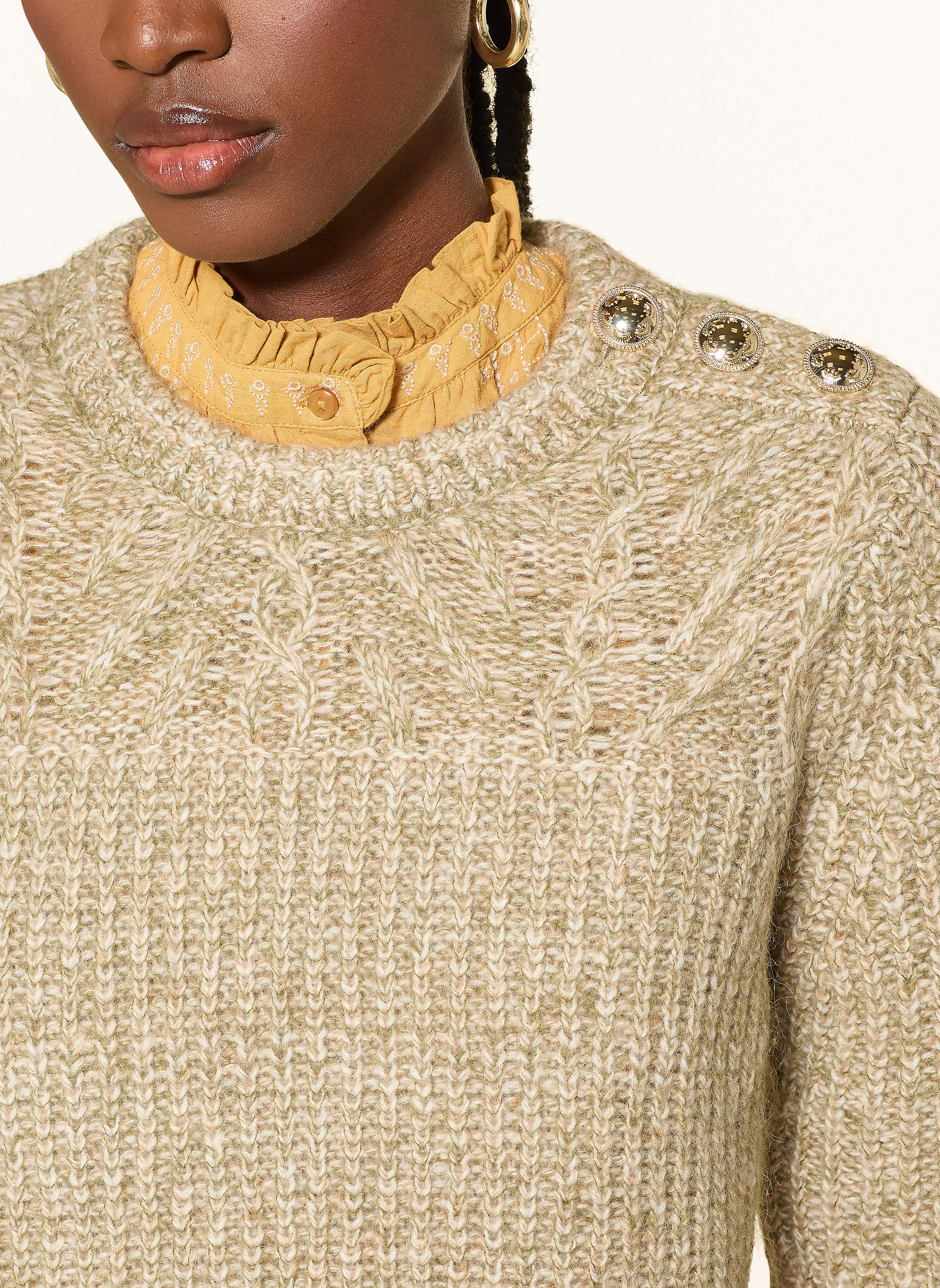 Thumbnail - Ba&Sh Pullover Rachelle gruen