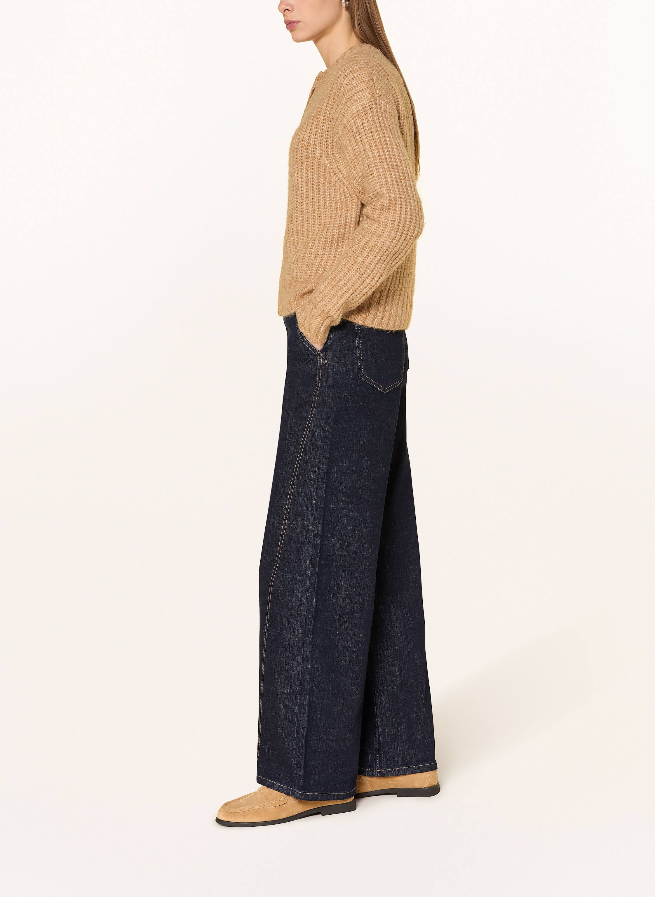 Thumbnail - Opus Wide Leg Jeans Miva blau