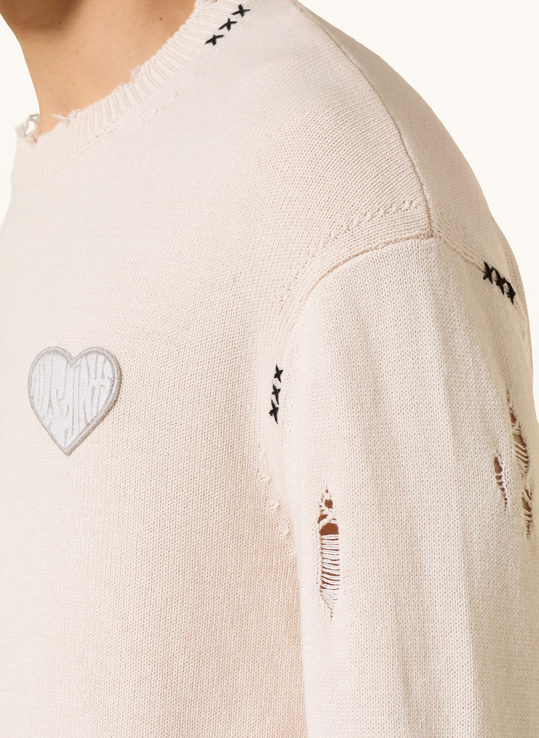 Thumbnail - Allsaints Pullover Theo Crew weiss