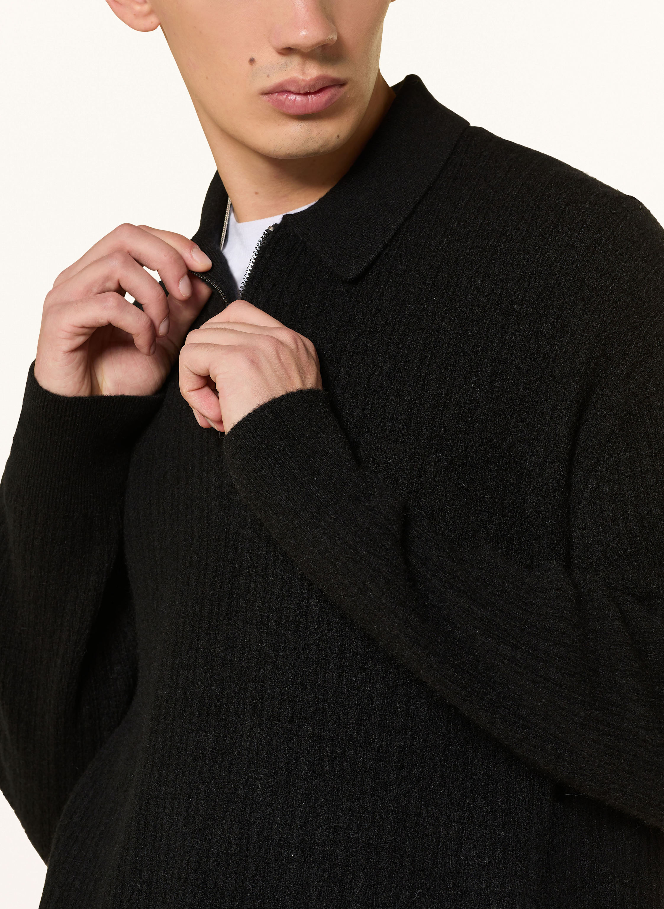 Thumbnail - Allsaints Pullover Jakob schwarz