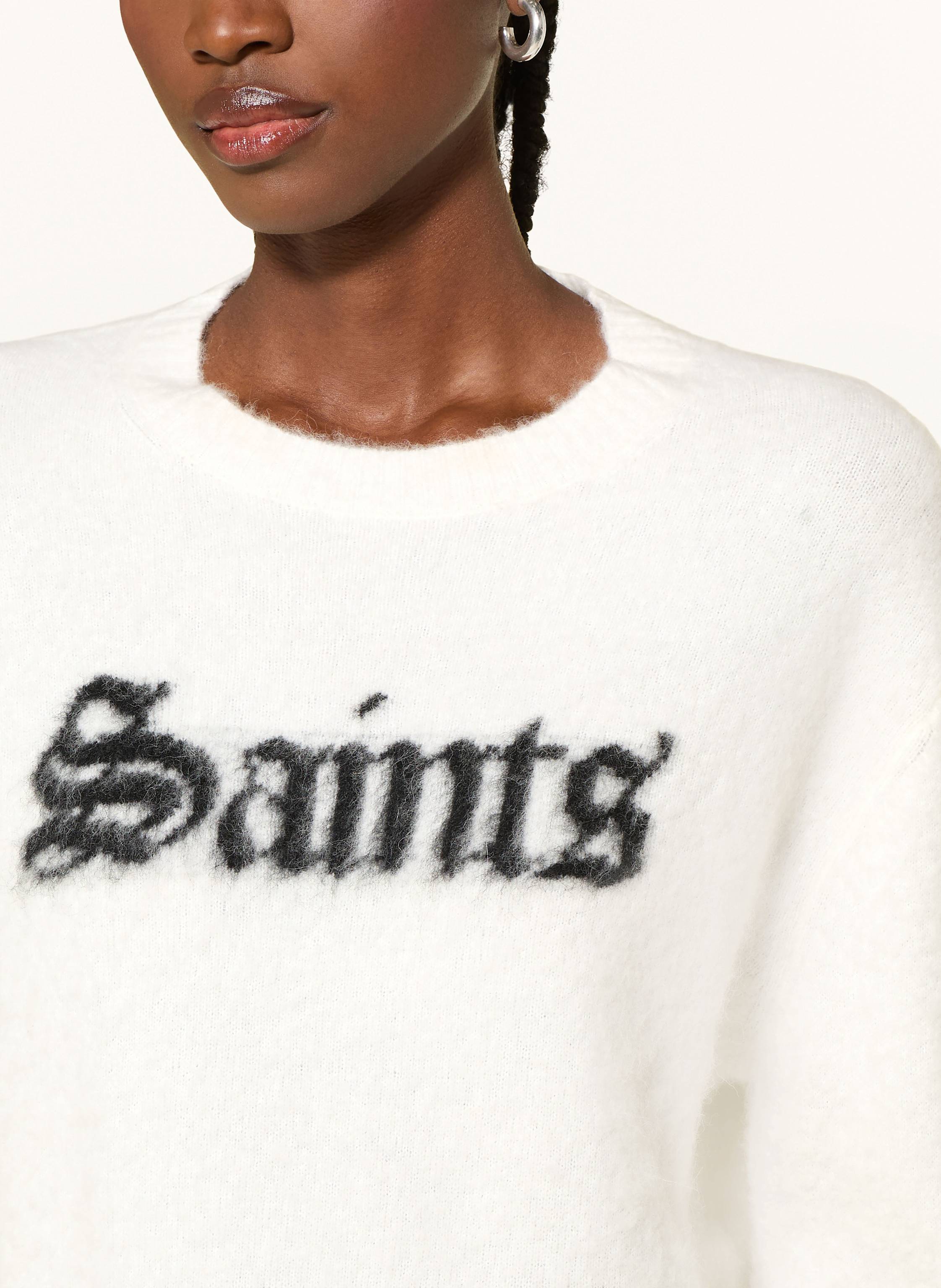 Thumbnail - Allsaints Pullover Saints Mit Alpaka weiss