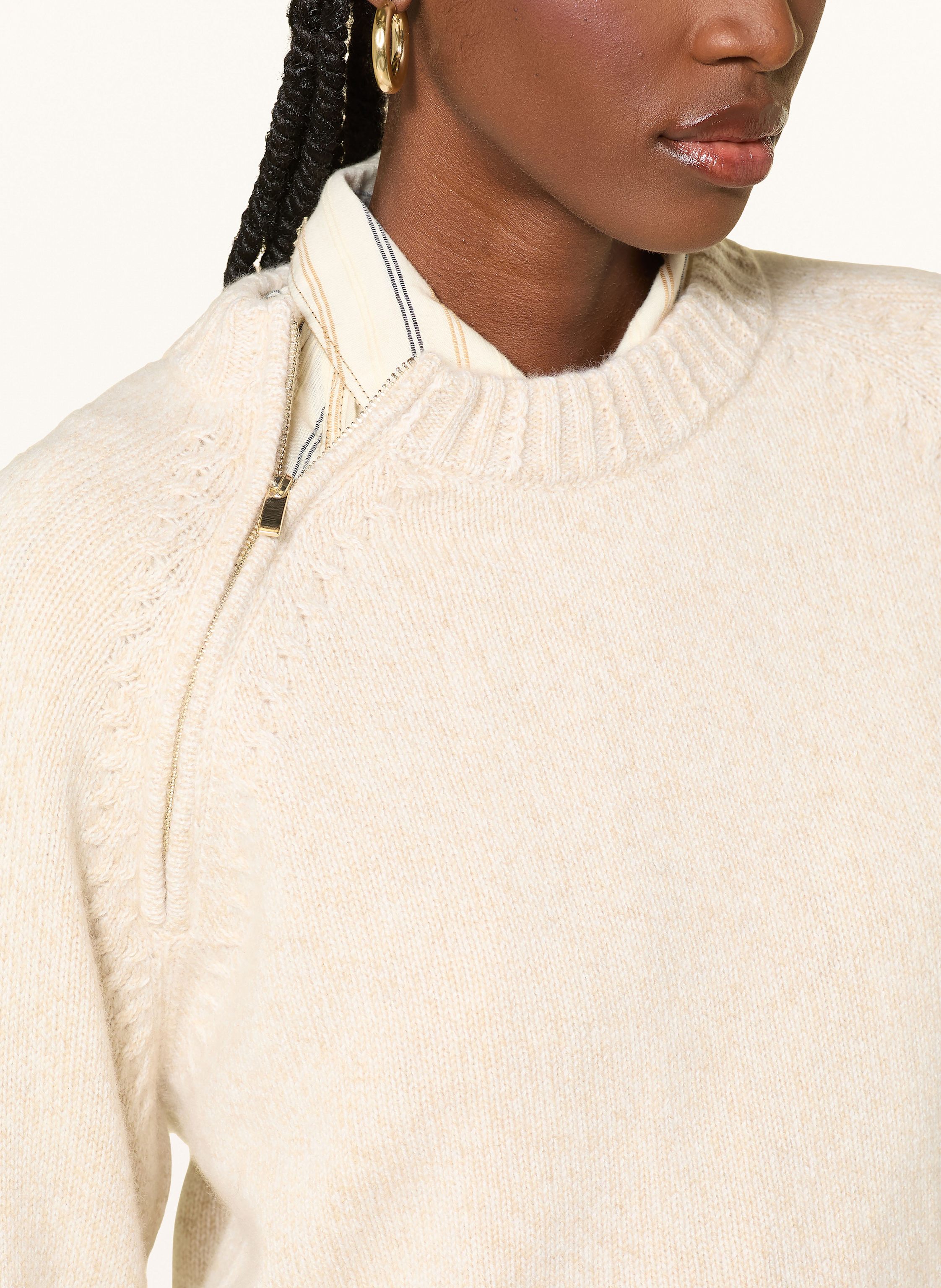 Thumbnail - Ba&Sh Pullover Corvy Aus Cashmere beige