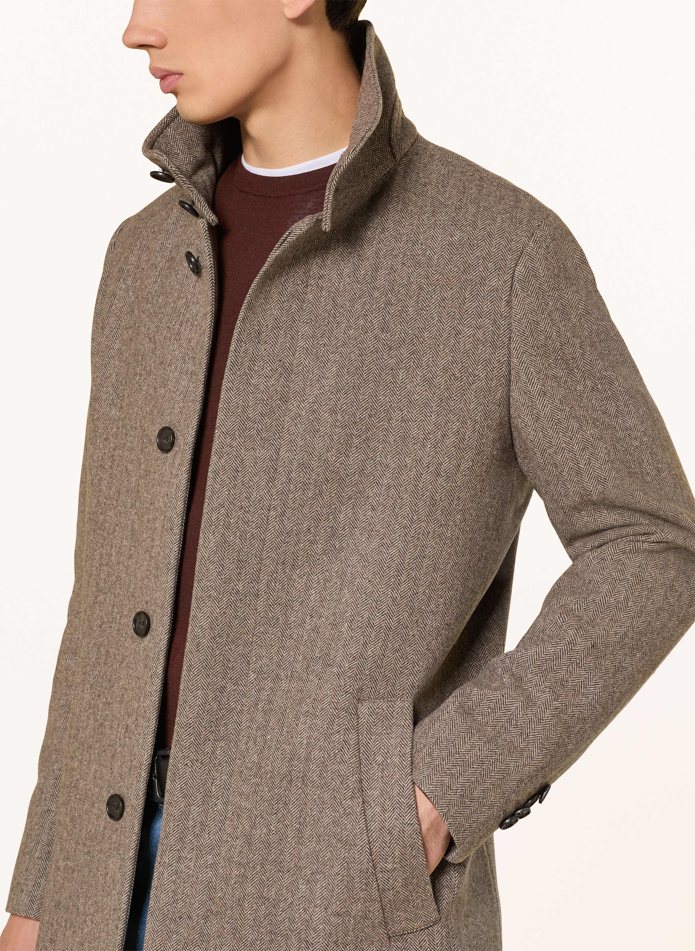 Thumbnail - Tiger Of Sweden Mantel Aleric braun