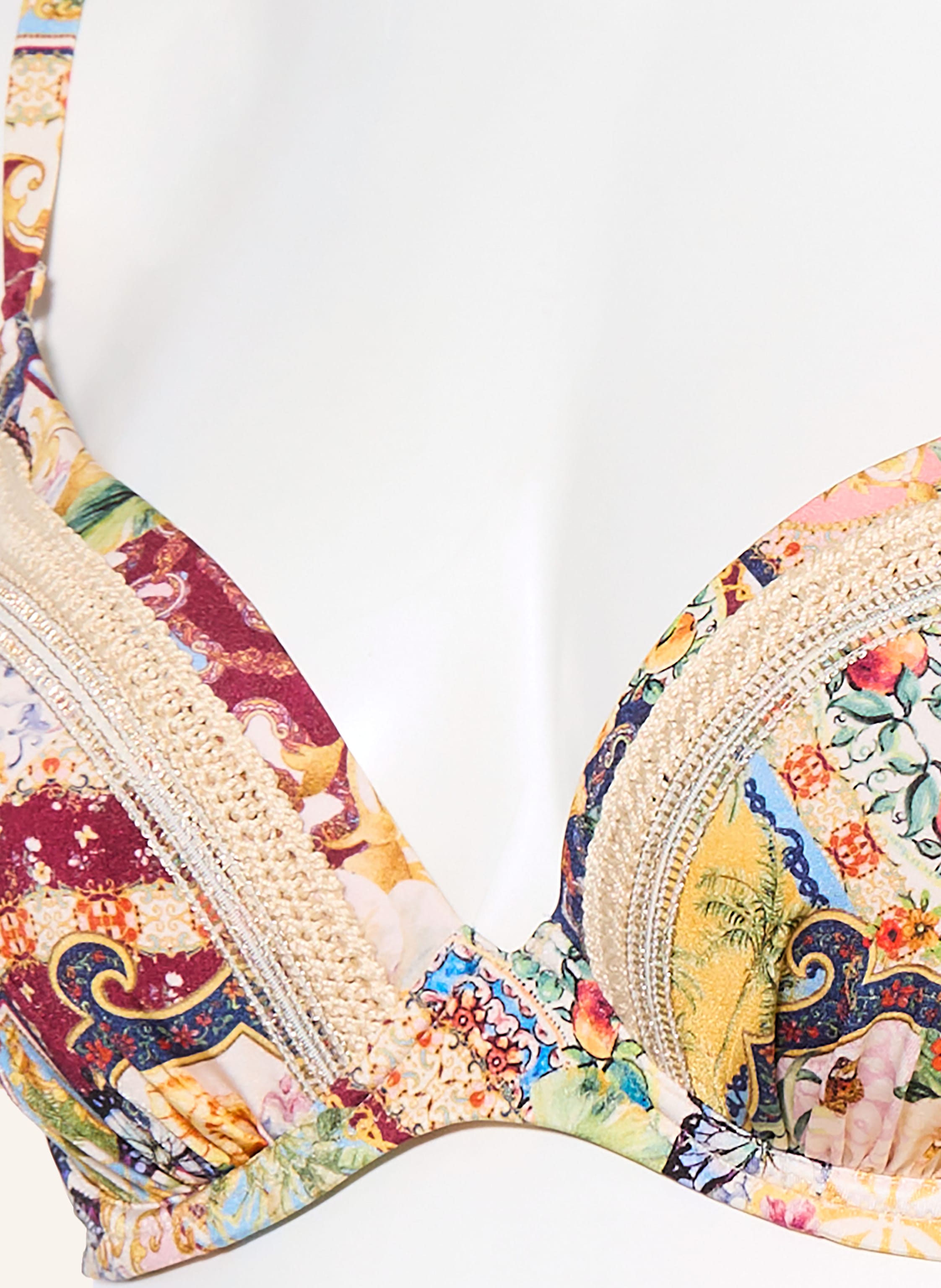 Thumbnail - Watercult Bügel-Bikini-Top Treasured Trove gelb