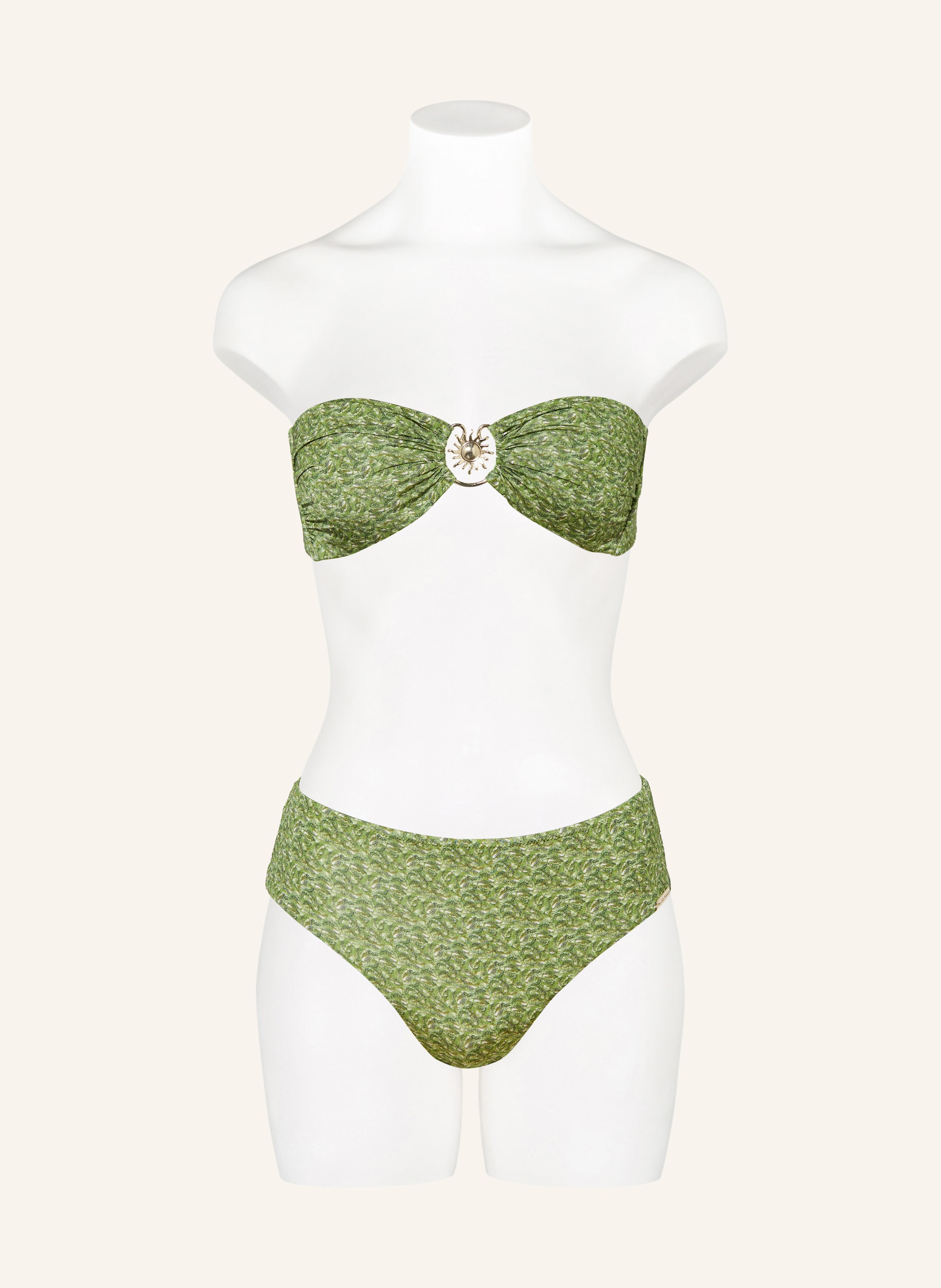 Thumbnail - Watercult Bandeau-Bikini-Top Le Soleil gruen
