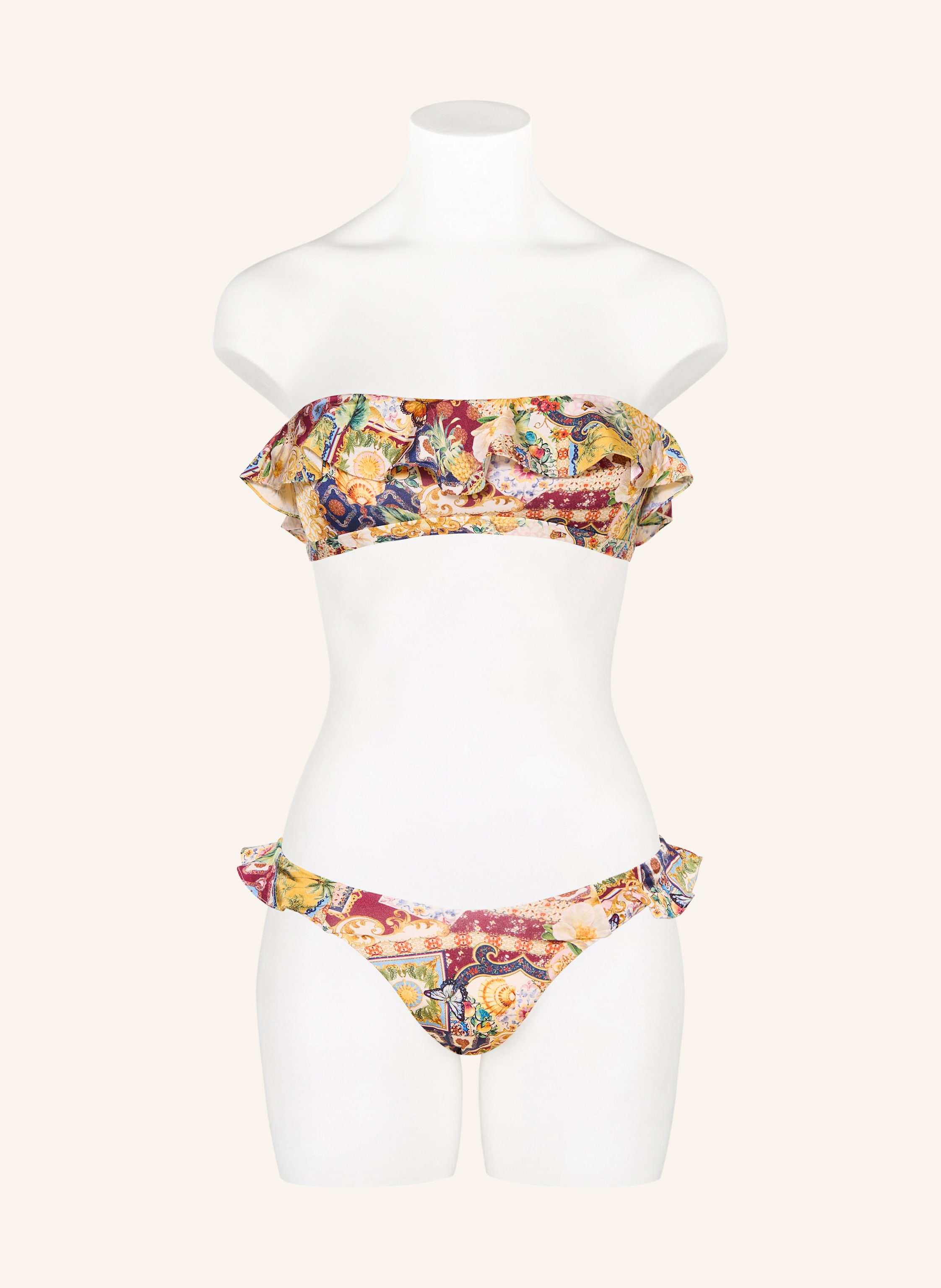 Thumbnail - Watercult Bandeau-Bikini-Top Treasured Trove gelb