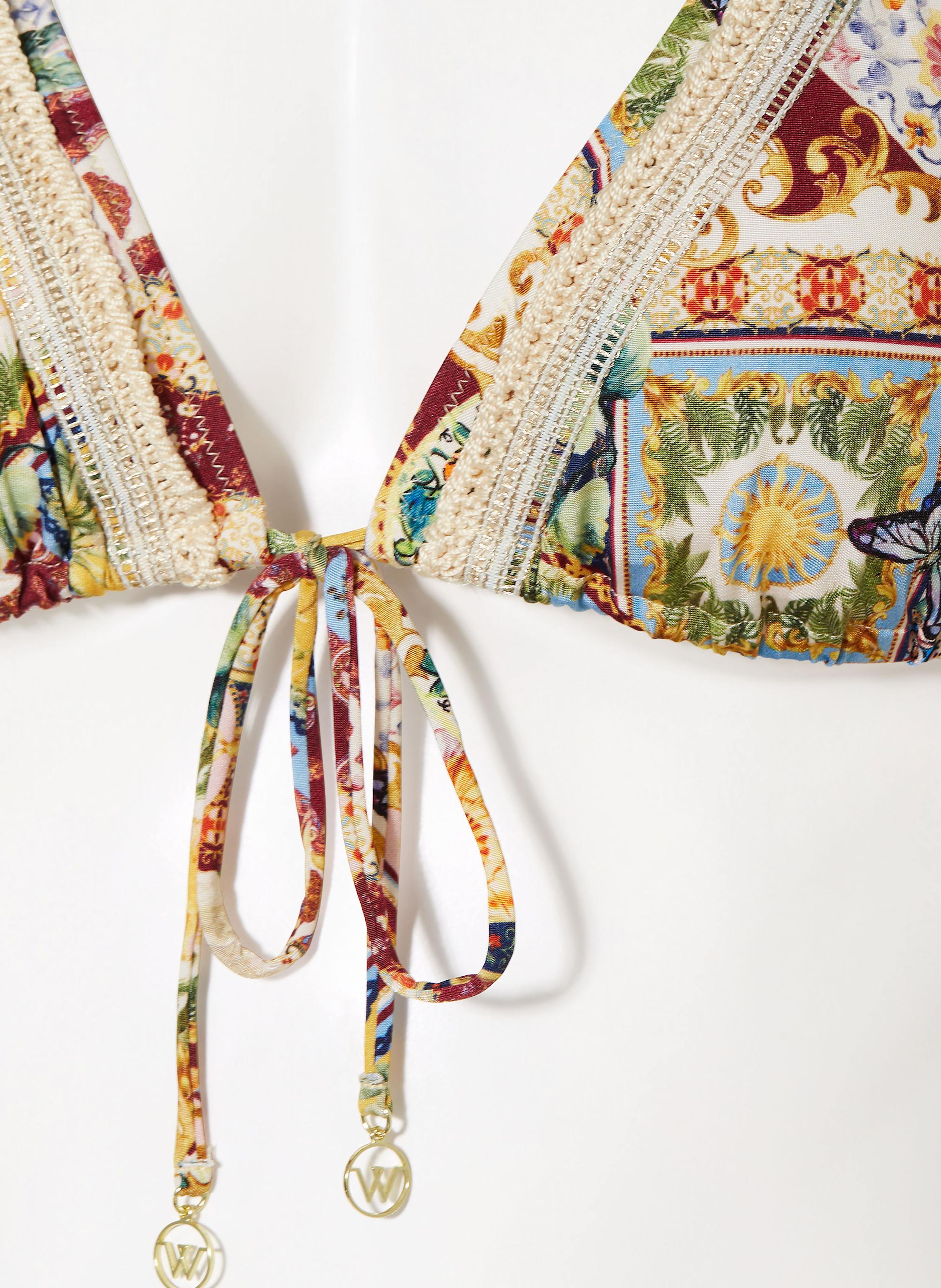 Thumbnail - Watercult Triangel-Bikini-Top Treasured Trove gelb