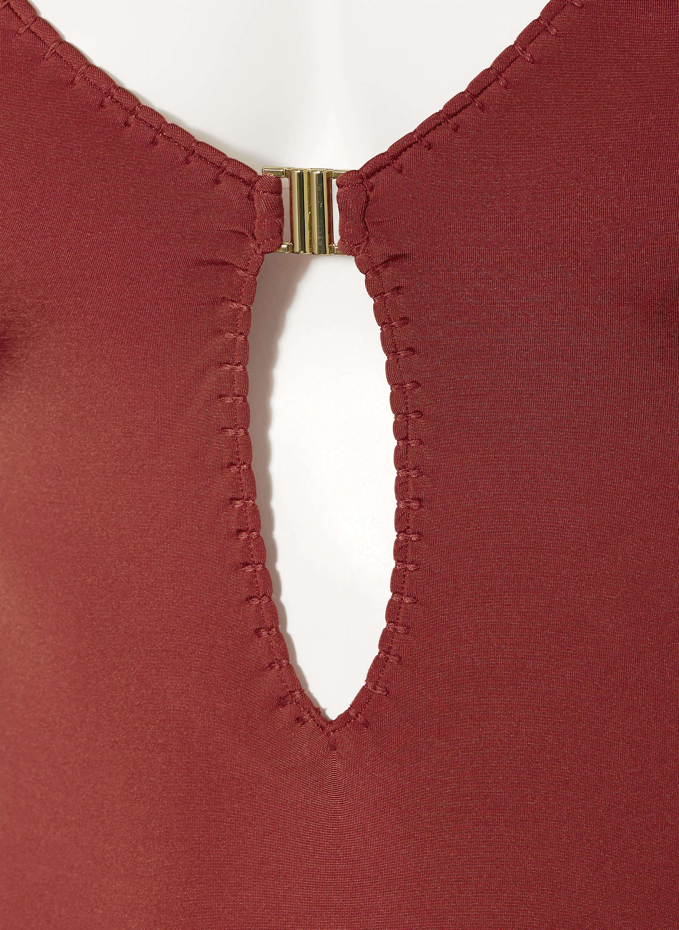 Thumbnail - Watercult Badeanzug Crafted Essentials Mit Cut-Out rot