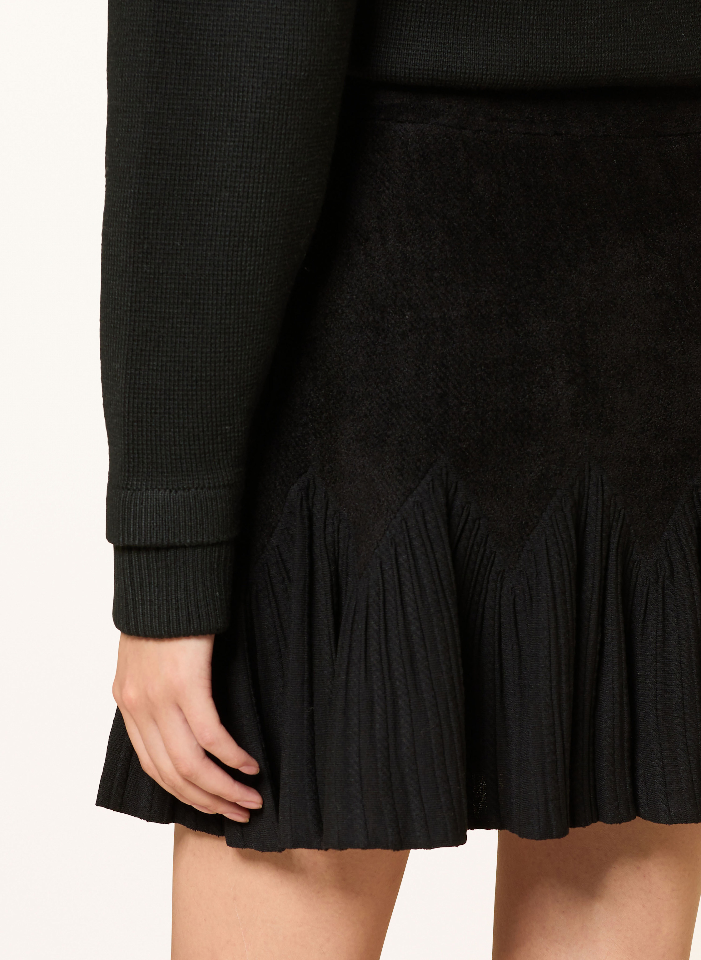 Thumbnail - Sandro Frottee-Rock schwarz