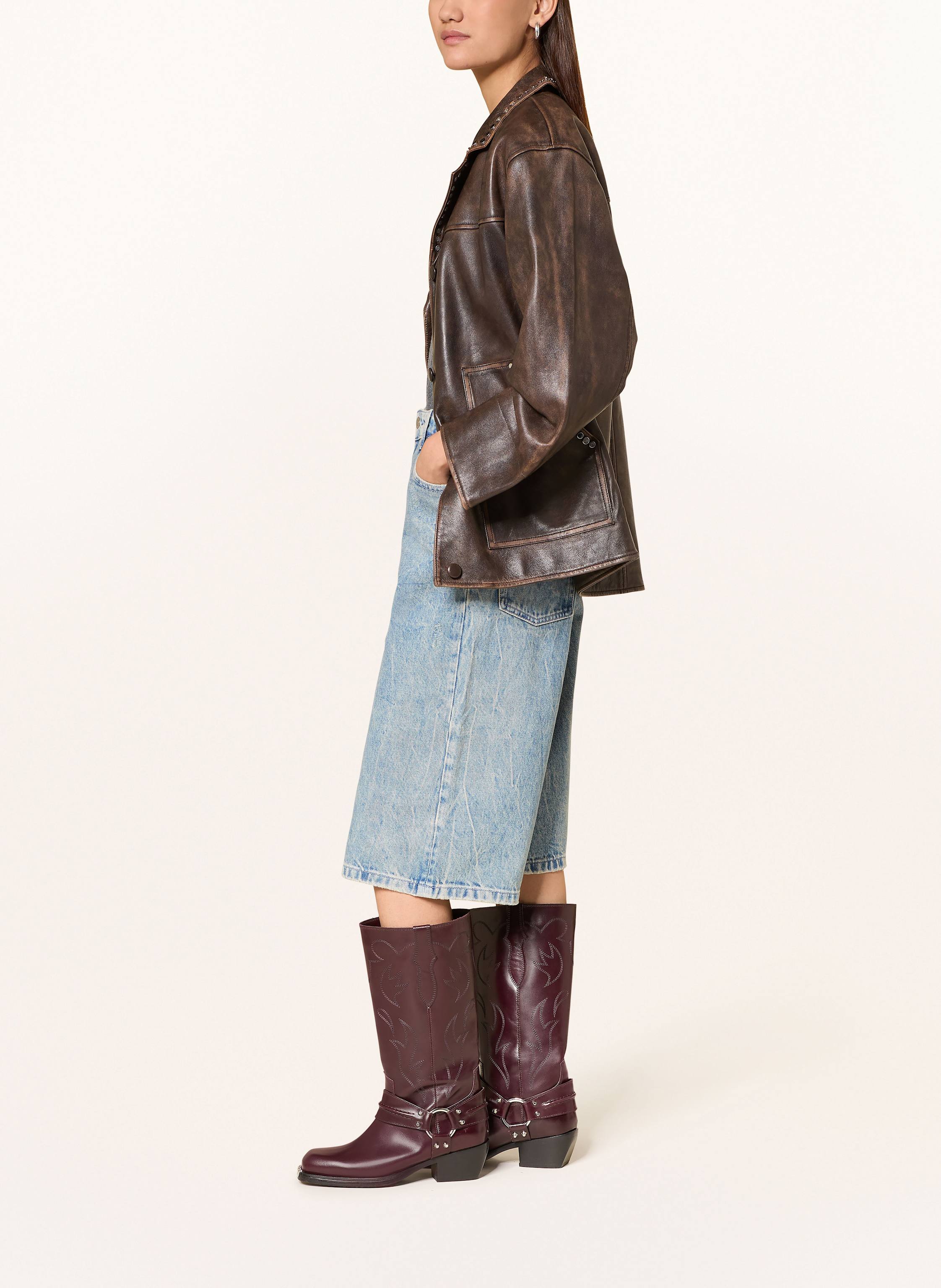 Thumbnail - Sandro Jeans-Bermudas blau