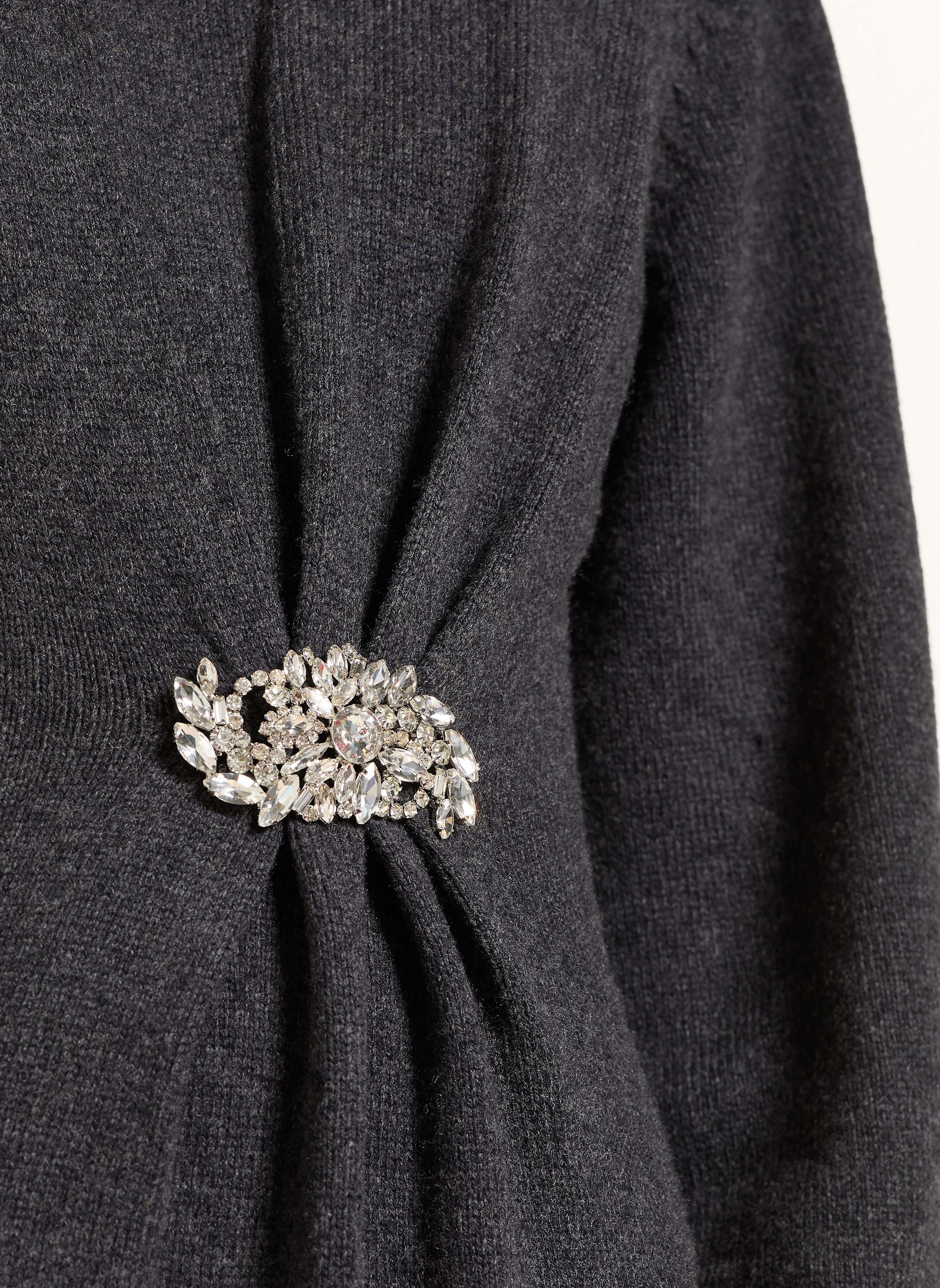 Thumbnail - Ba&Sh Strickkleid Cynthia grau