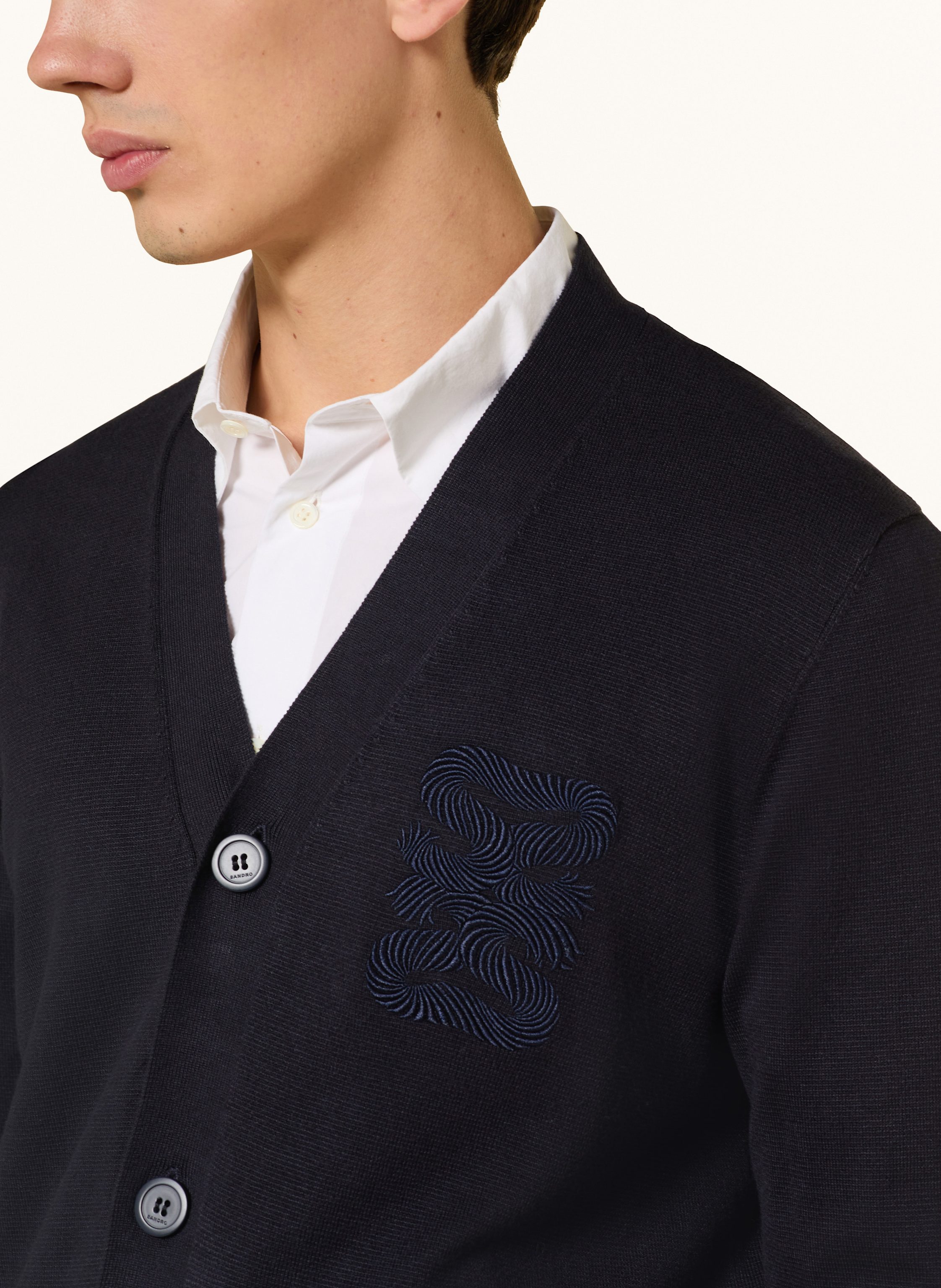 Thumbnail - Sandro Strickjacke blau