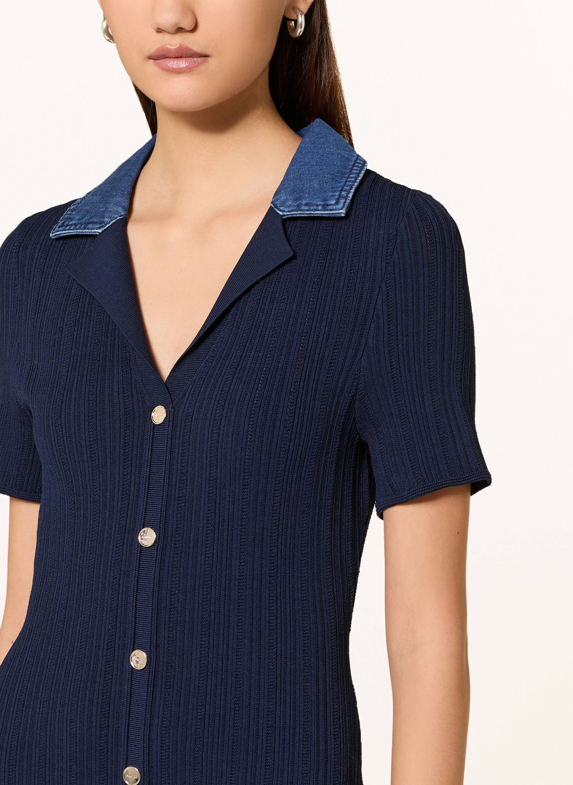 Thumbnail - Sandro Strickkleid blau