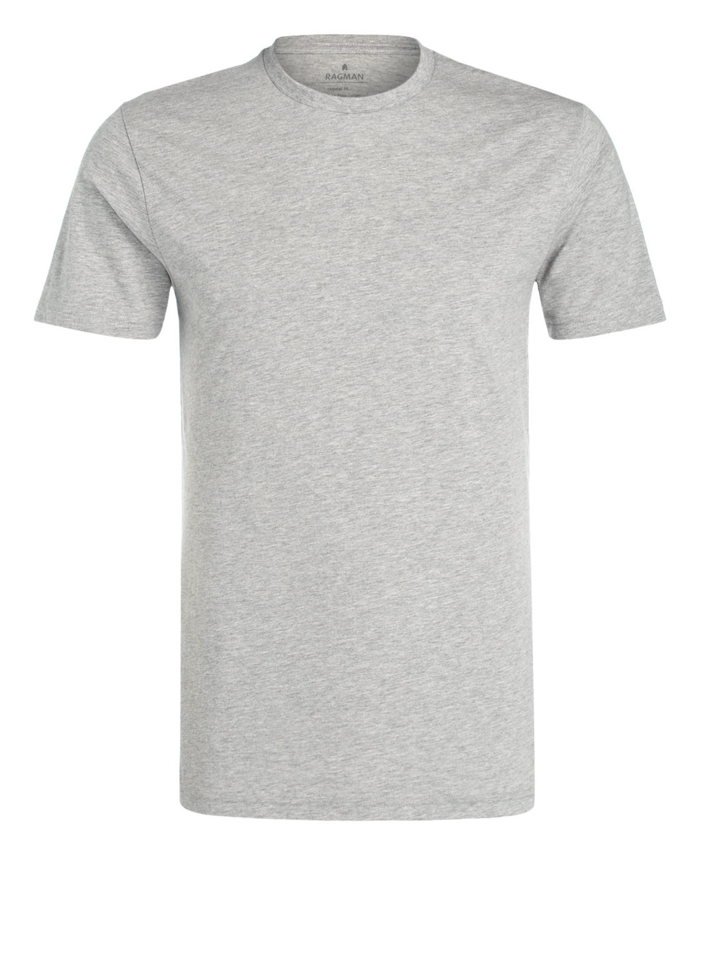 T-shirt gray regular in mélange RAGMAN fit