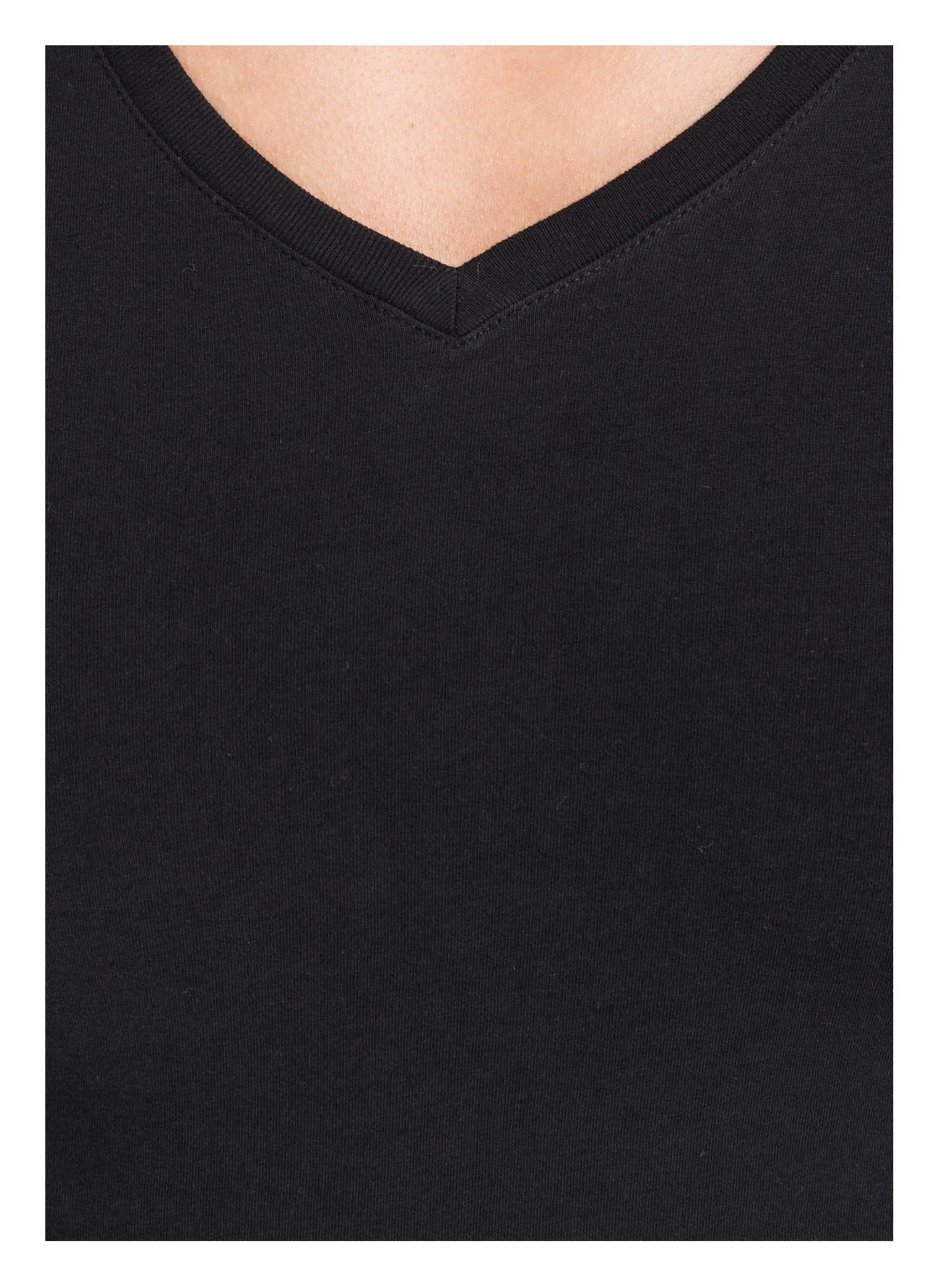 Thumbnail - Ragman 2er-Pack V-Shirts schwarz