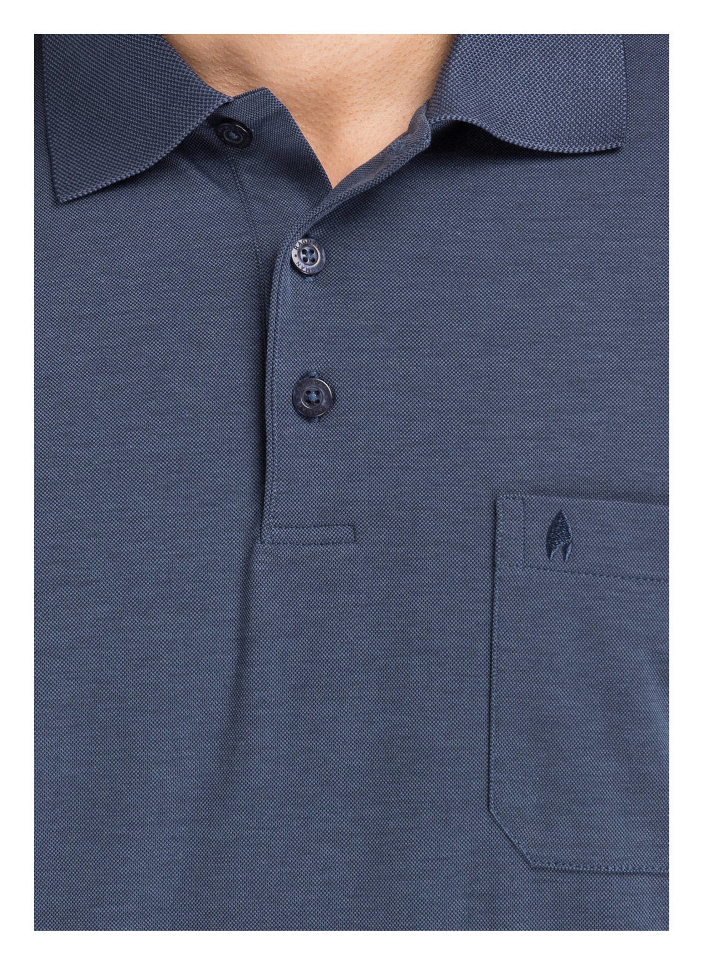 Thumbnail - Ragman Piqué-Poloshirt blau