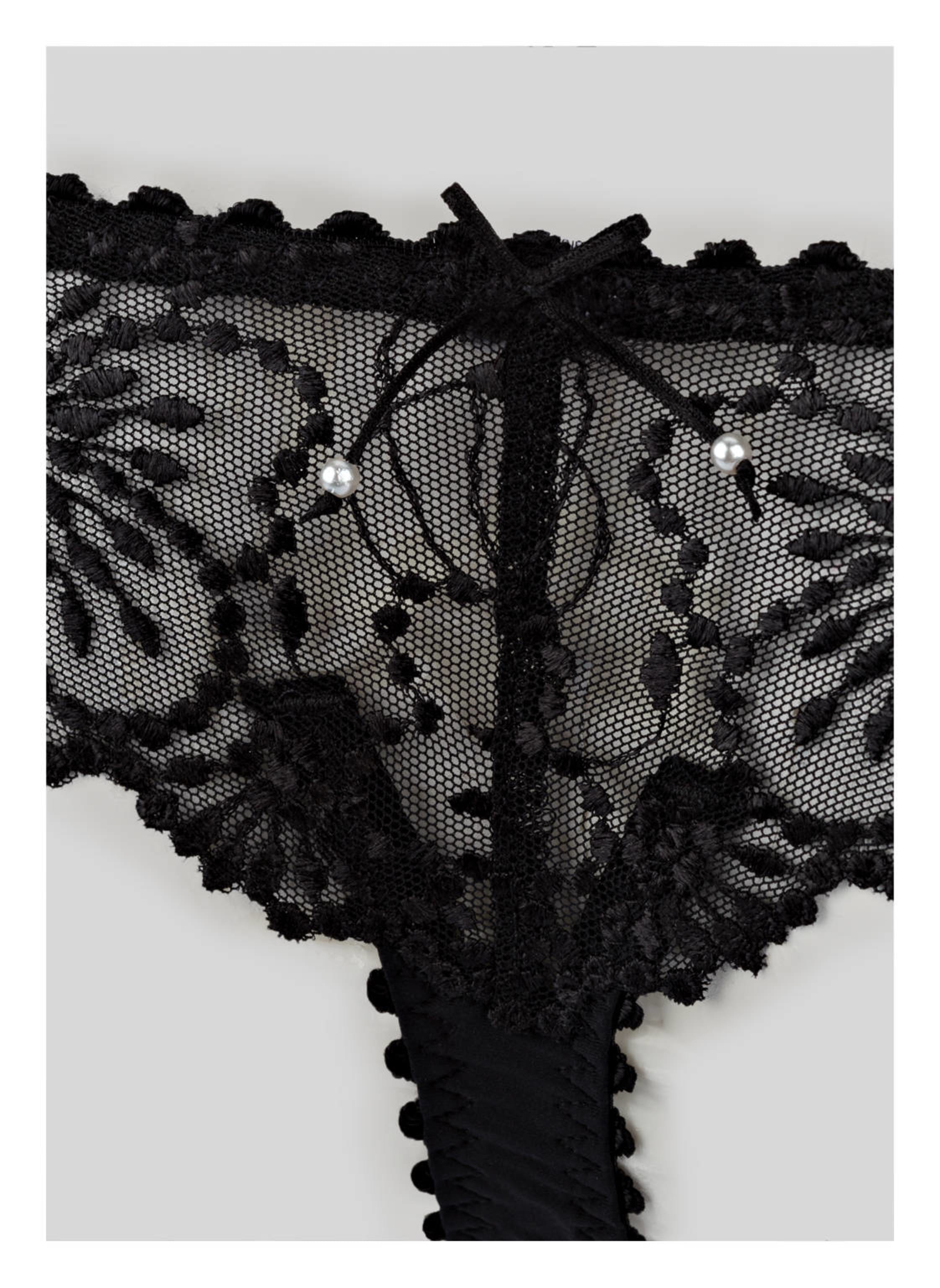 Thumbnail - Marie Jo String Jane Mit Schmuckperlen schwarz