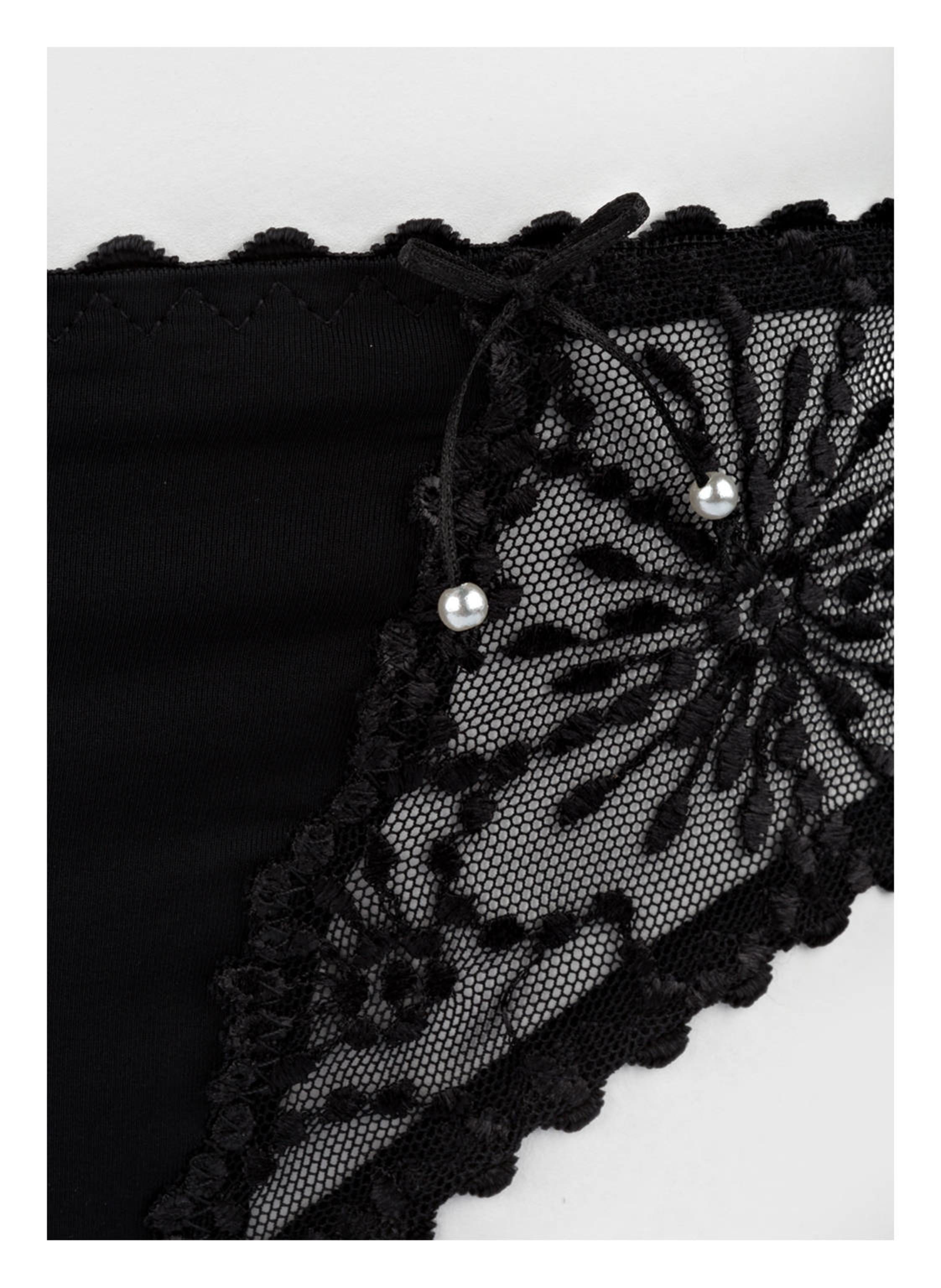 Thumbnail - Marie Jo Slip Jane Mit Schmuckperlen schwarz