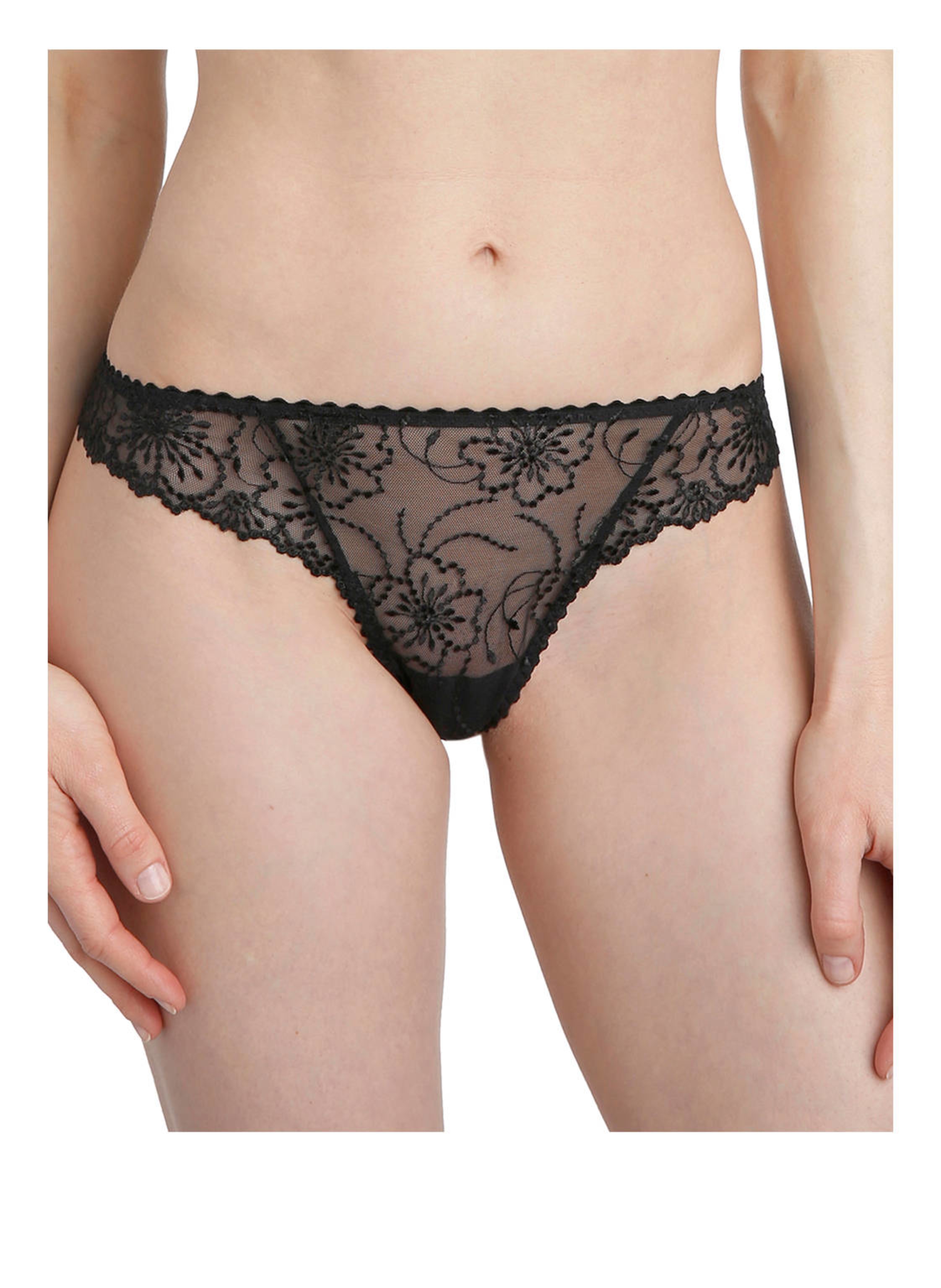 Thumbnail - Marie Jo String Jane Mit Schmuckperlen schwarz