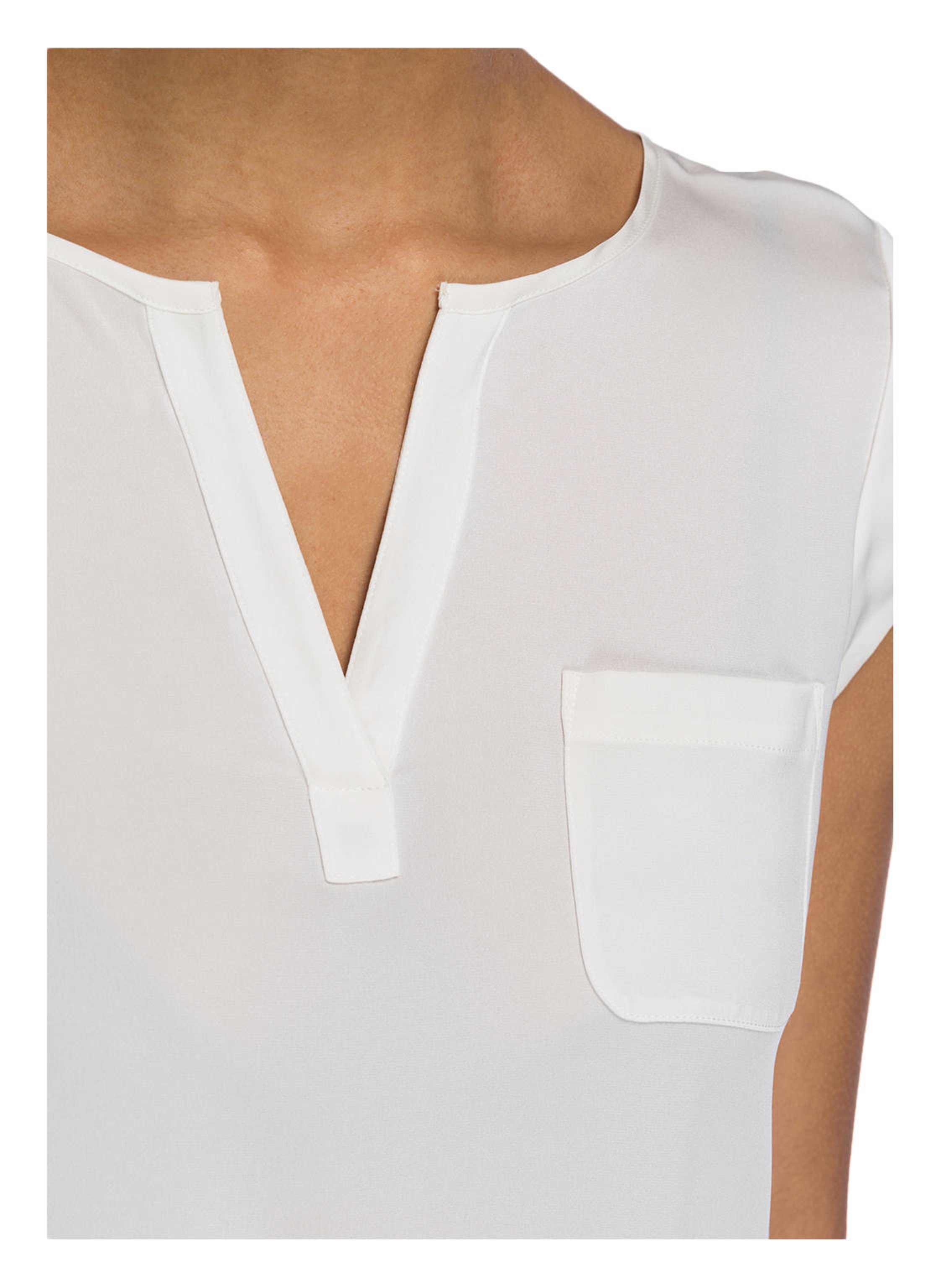 Thumbnail - Repeat Blusenshirt Aus Seide weiss