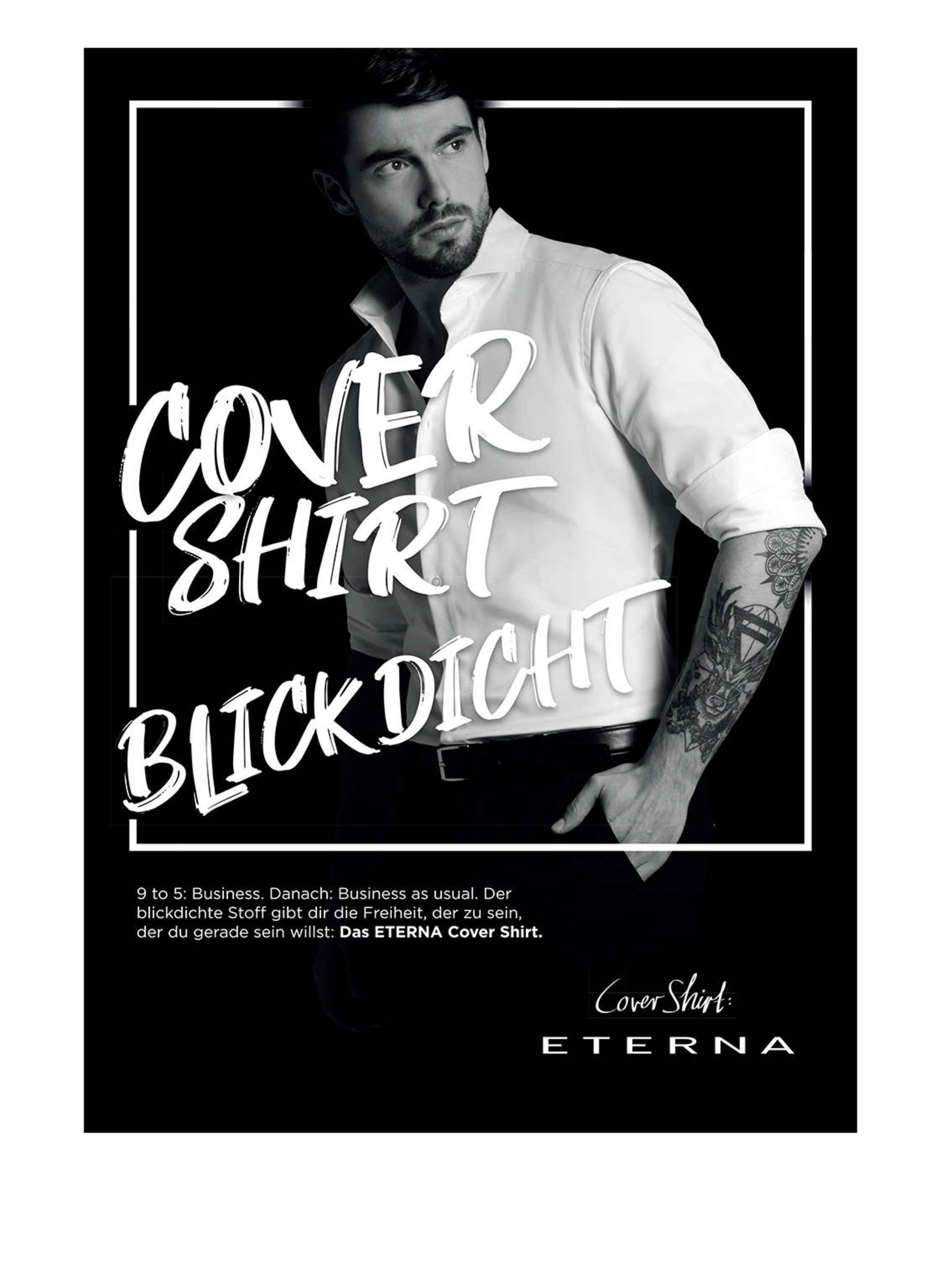 Thumbnail - Eterna Hemd Slim Fit weiss