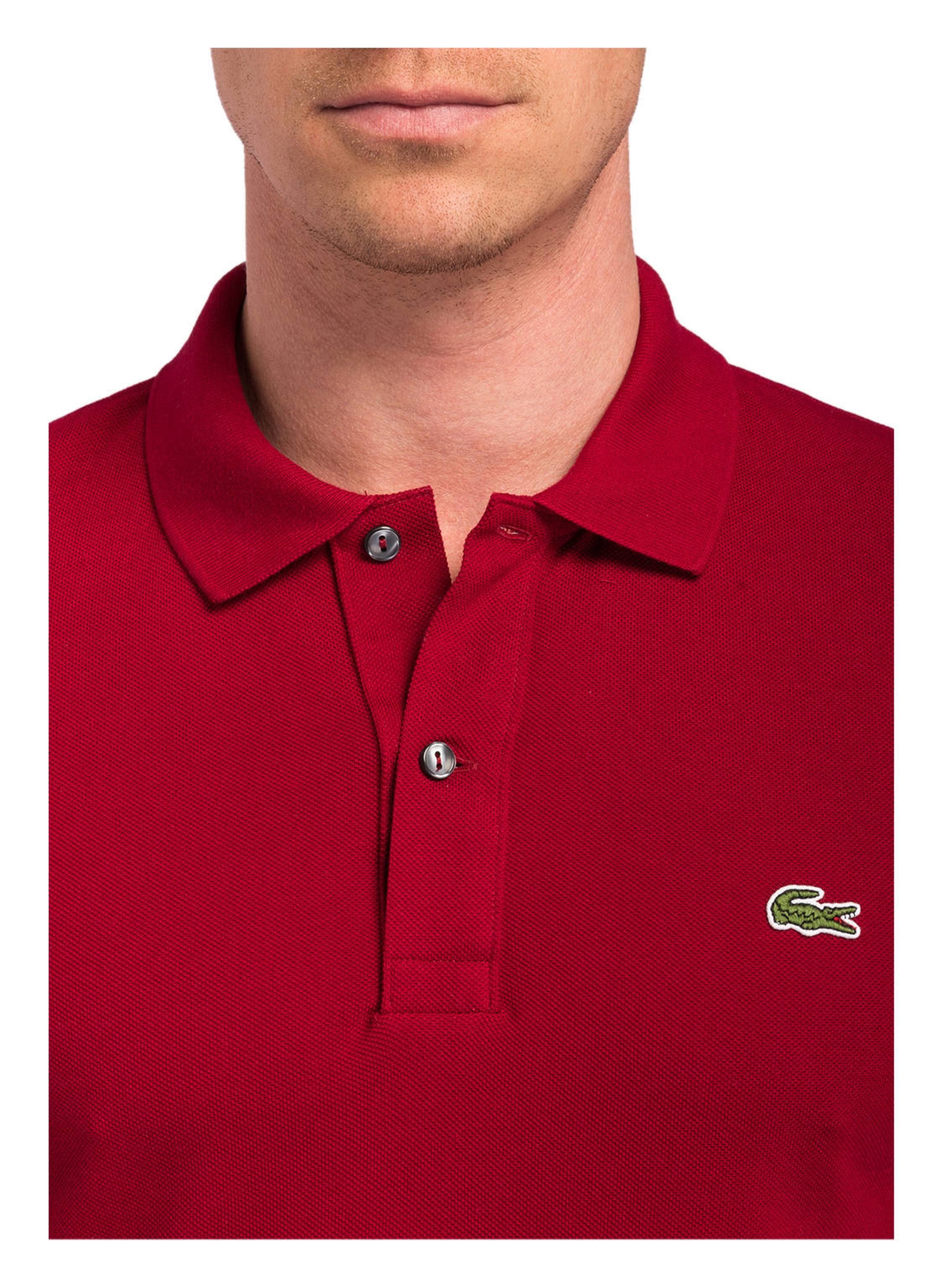 Thumbnail - Lacoste Piqué-Poloshirt Slim Fit rot
